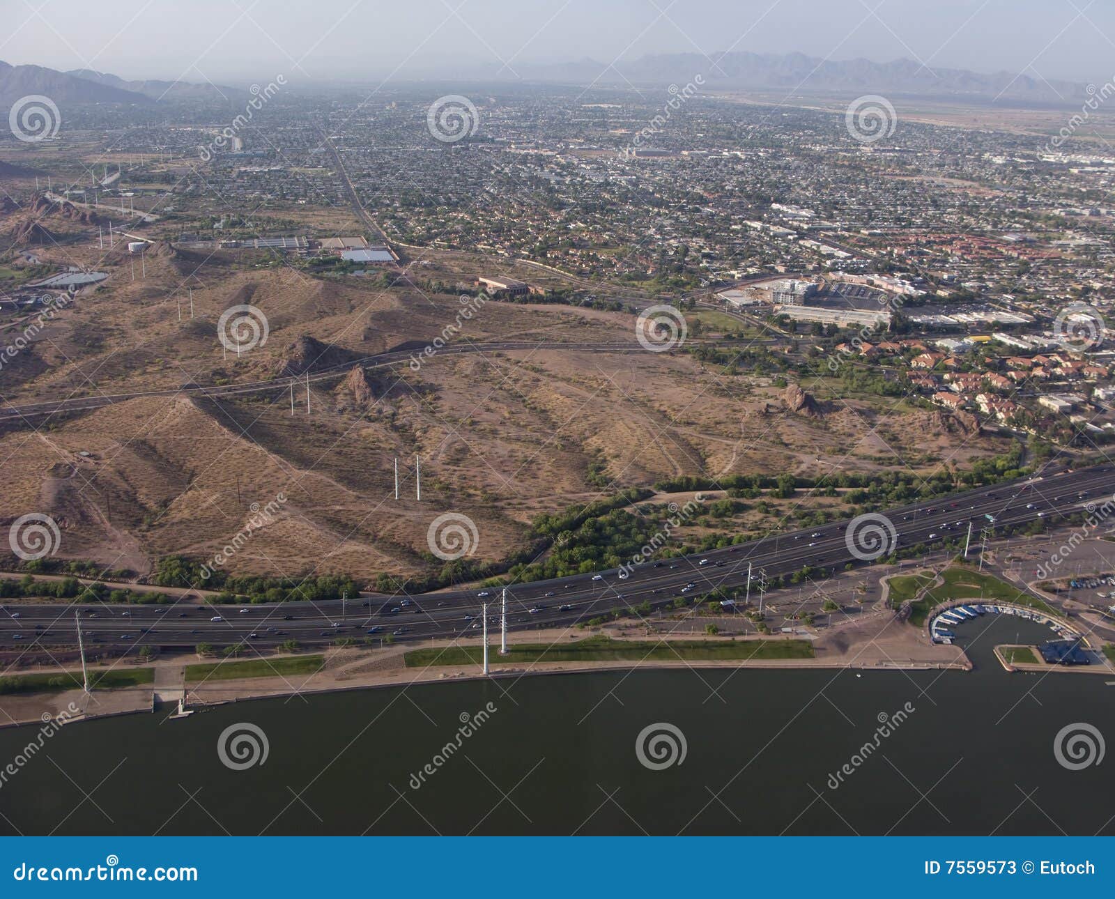 City of Phoenix, AZ stock image. Image of travel, interstate 7559573