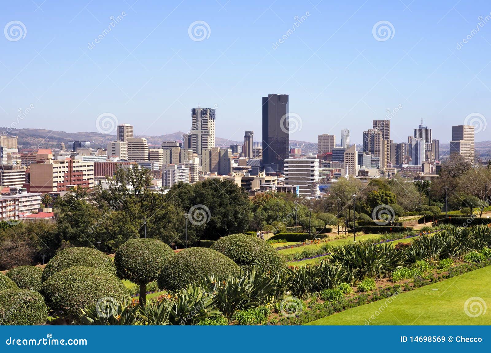 city of pretoria skyline, south africa