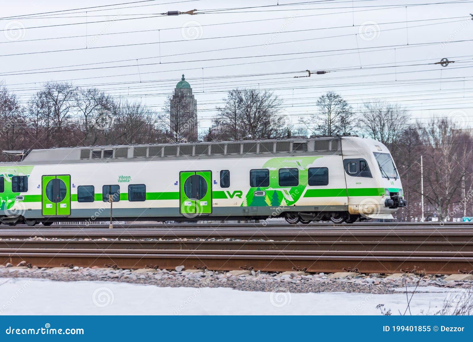 City and Regional Trains Rail Road, Operated VR for HSL, Central Station. Finland, Helsinki Editorial Image - of commuter, 199401855