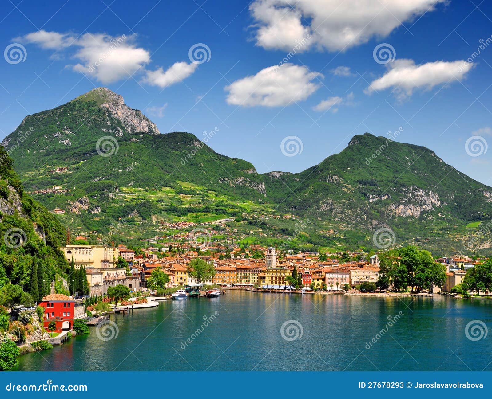 the city of riva del garda, lago di garda