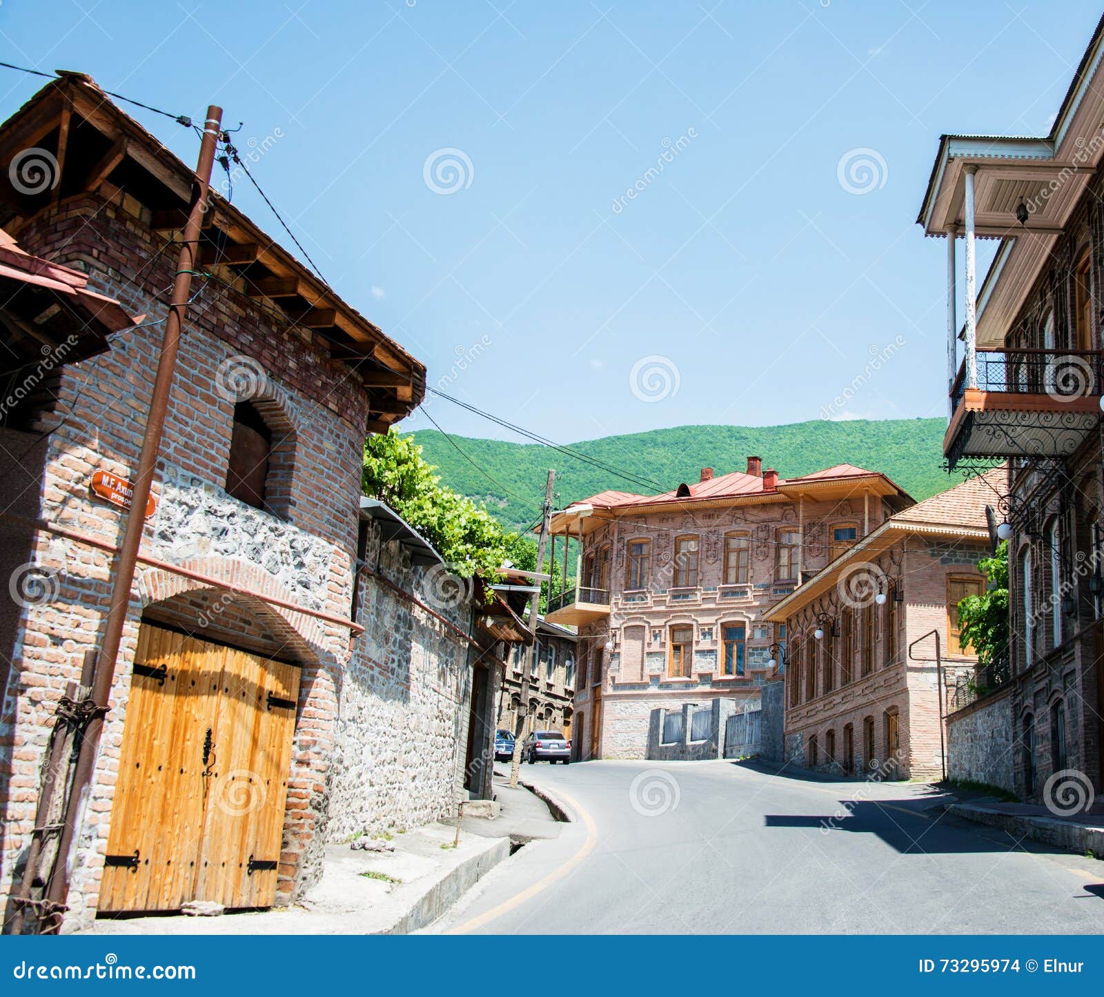 The City Of Sheki  In Azerbaijan  Stock Photo Image of 