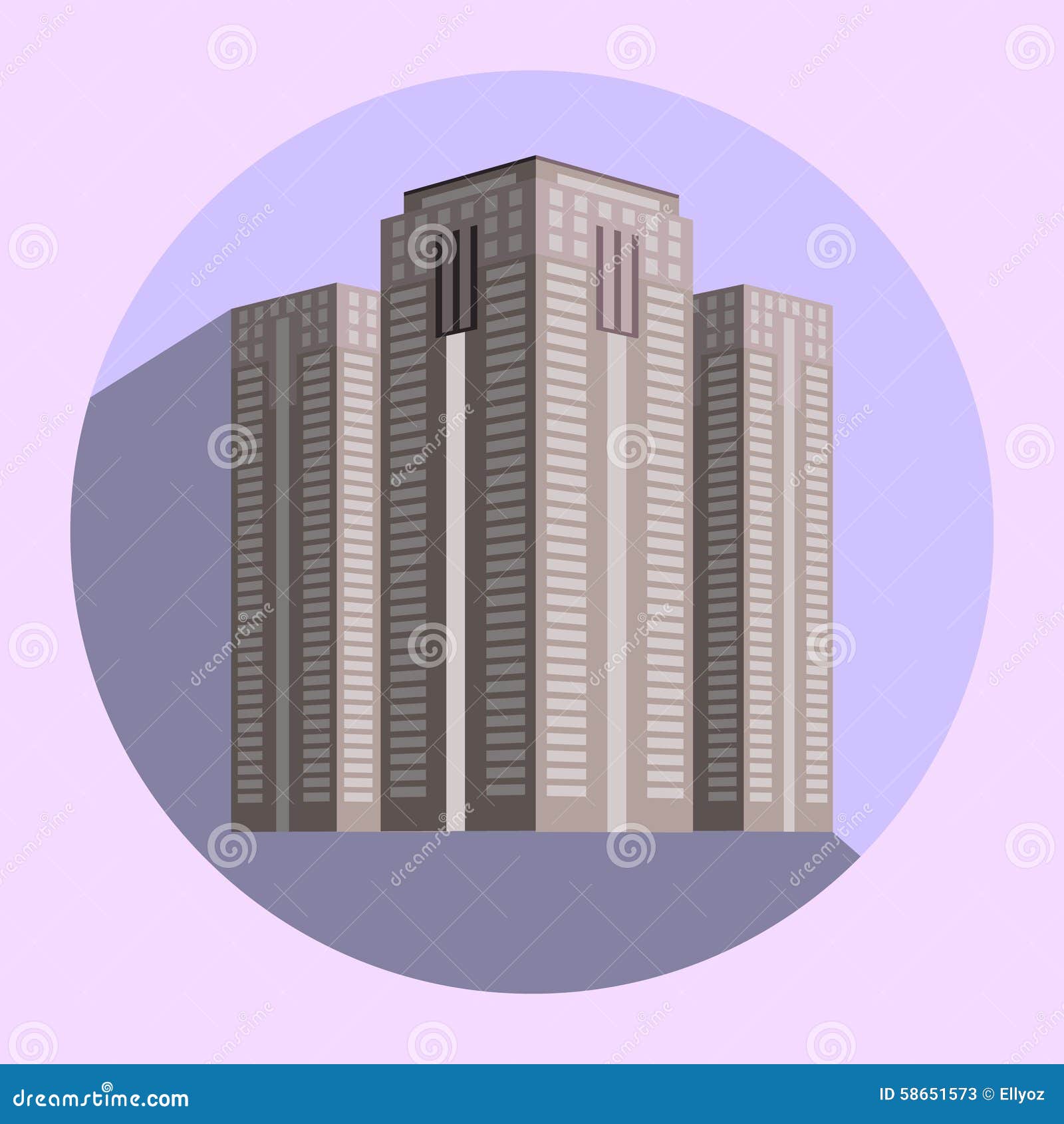 City Skyscrapers stock vector. Illustration of infographics - 58651573