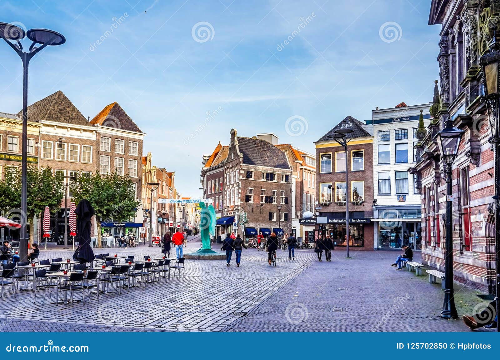 The City Square In The Center Of Zwolle In Overijssel In The Netherlands Editorial Image Image Of Hanseatic Door 125702850