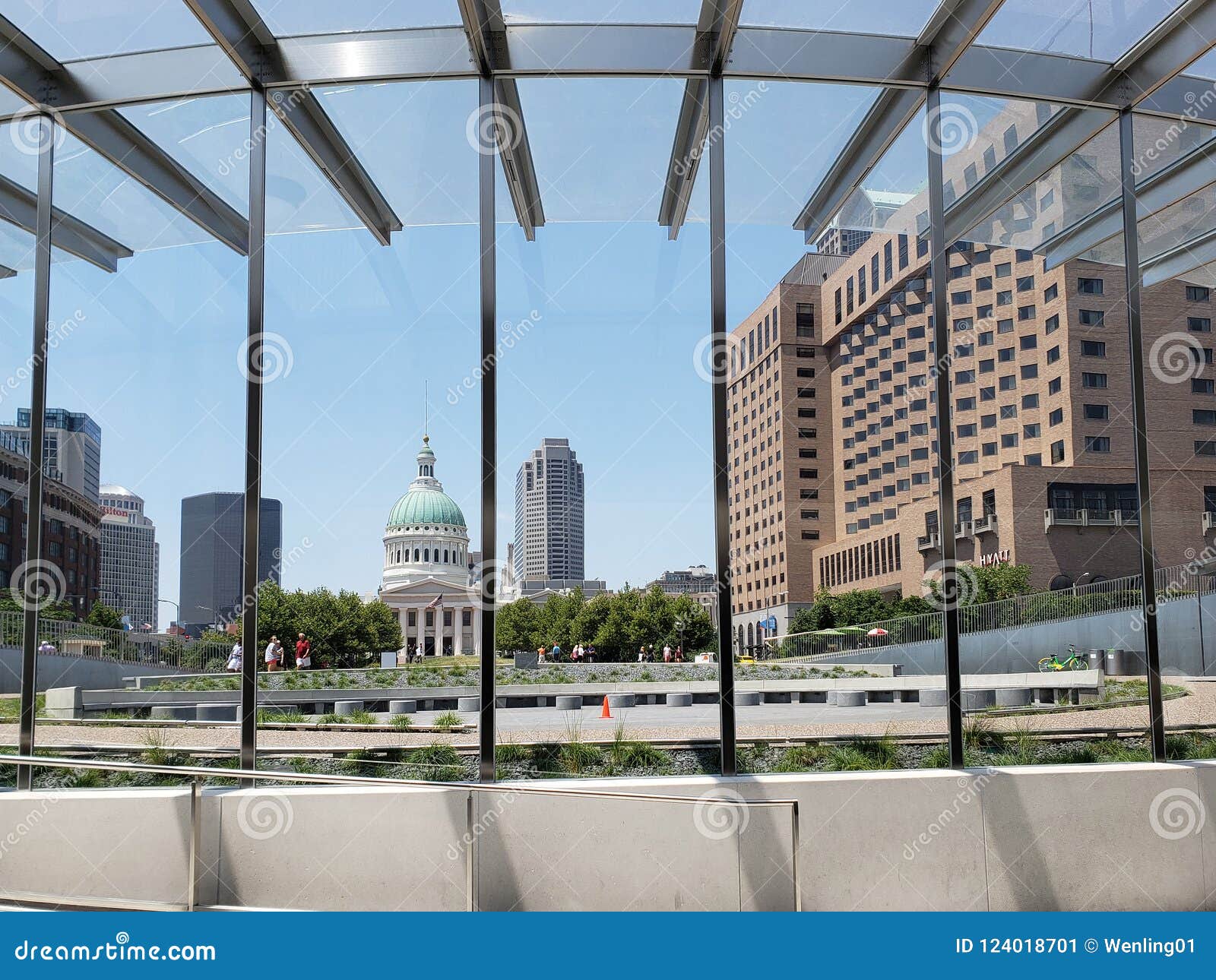 City ST Louis Has Seen From Gateway Arch Museum Editorial Photo - Image of national, outside ...