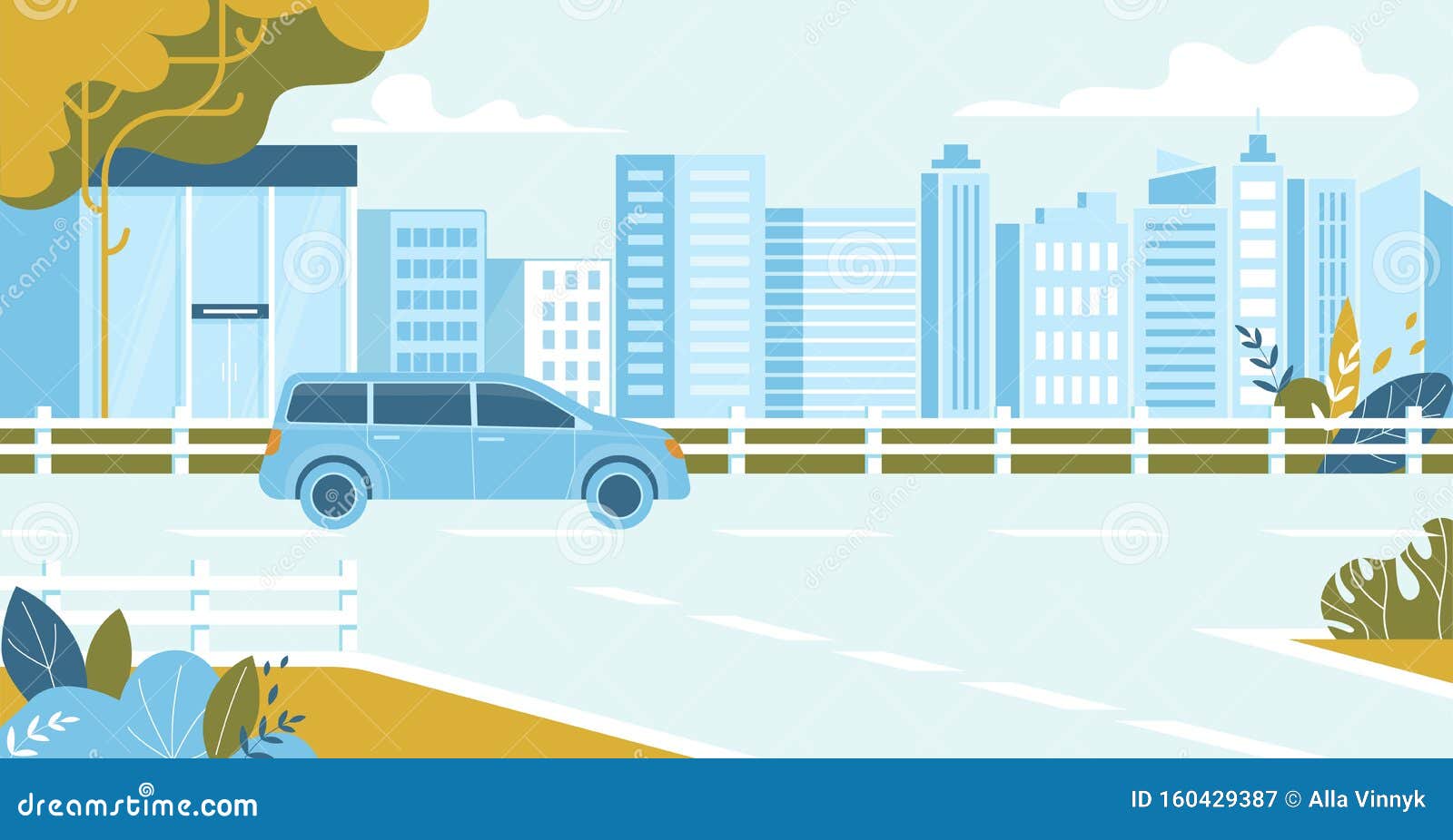 City Traffic, Car Driving on Urban Cityscape. Stock Vector - Illustration of minivan, cartoon: 160429387 City Traffic, Car Driving on Urban Cityscape. Stock Vector - Illustration of minivan, cartoon: 160429387