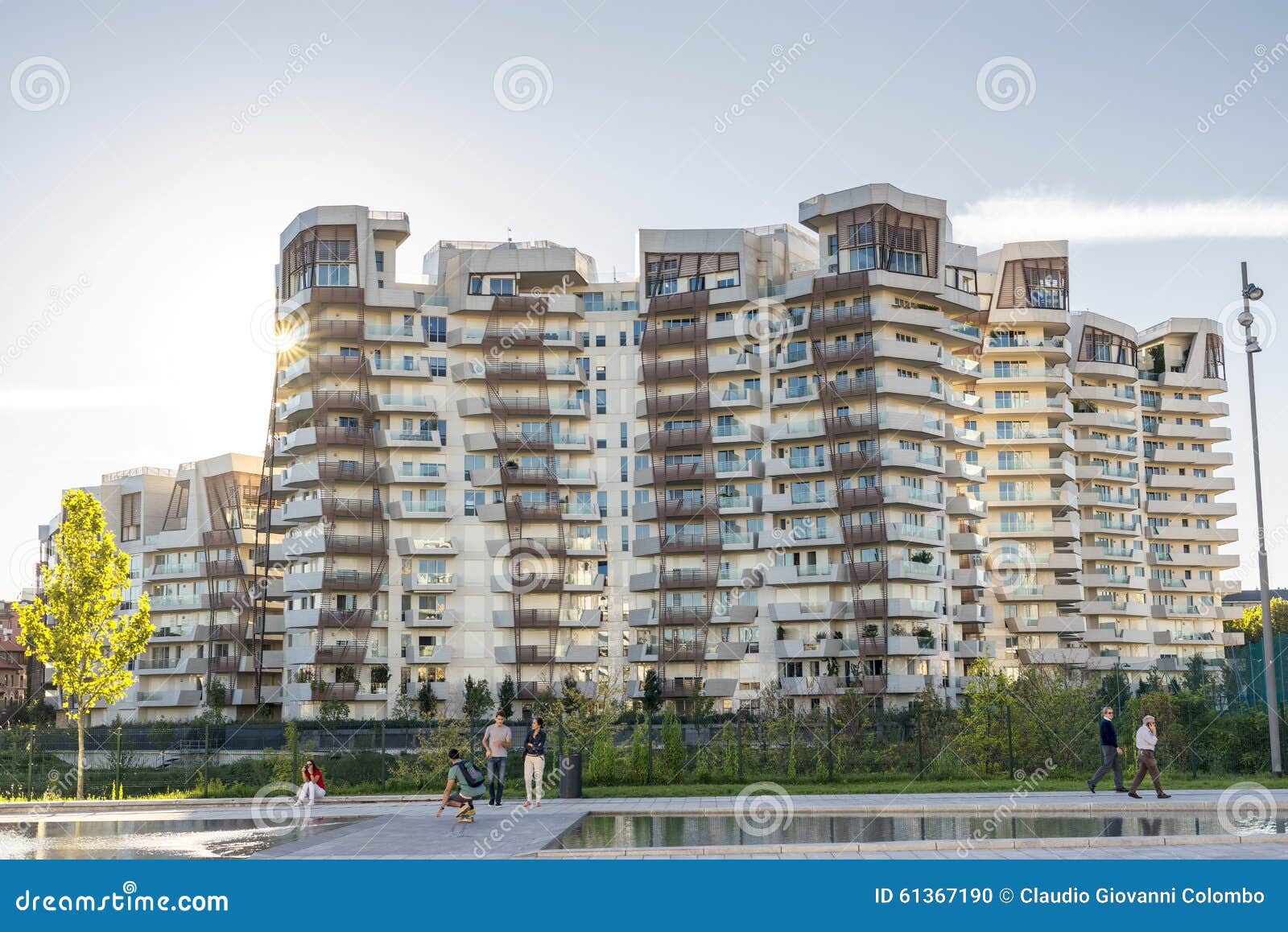 Citylife: Modern Buildings in Milan Editorial Image - Image of windows ...