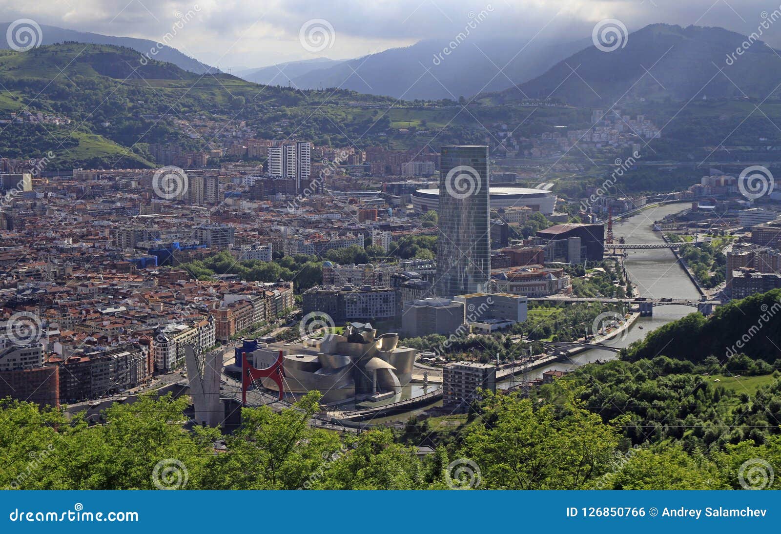 The Cityscape of Bilbao Capital City of Basque Country Editorial