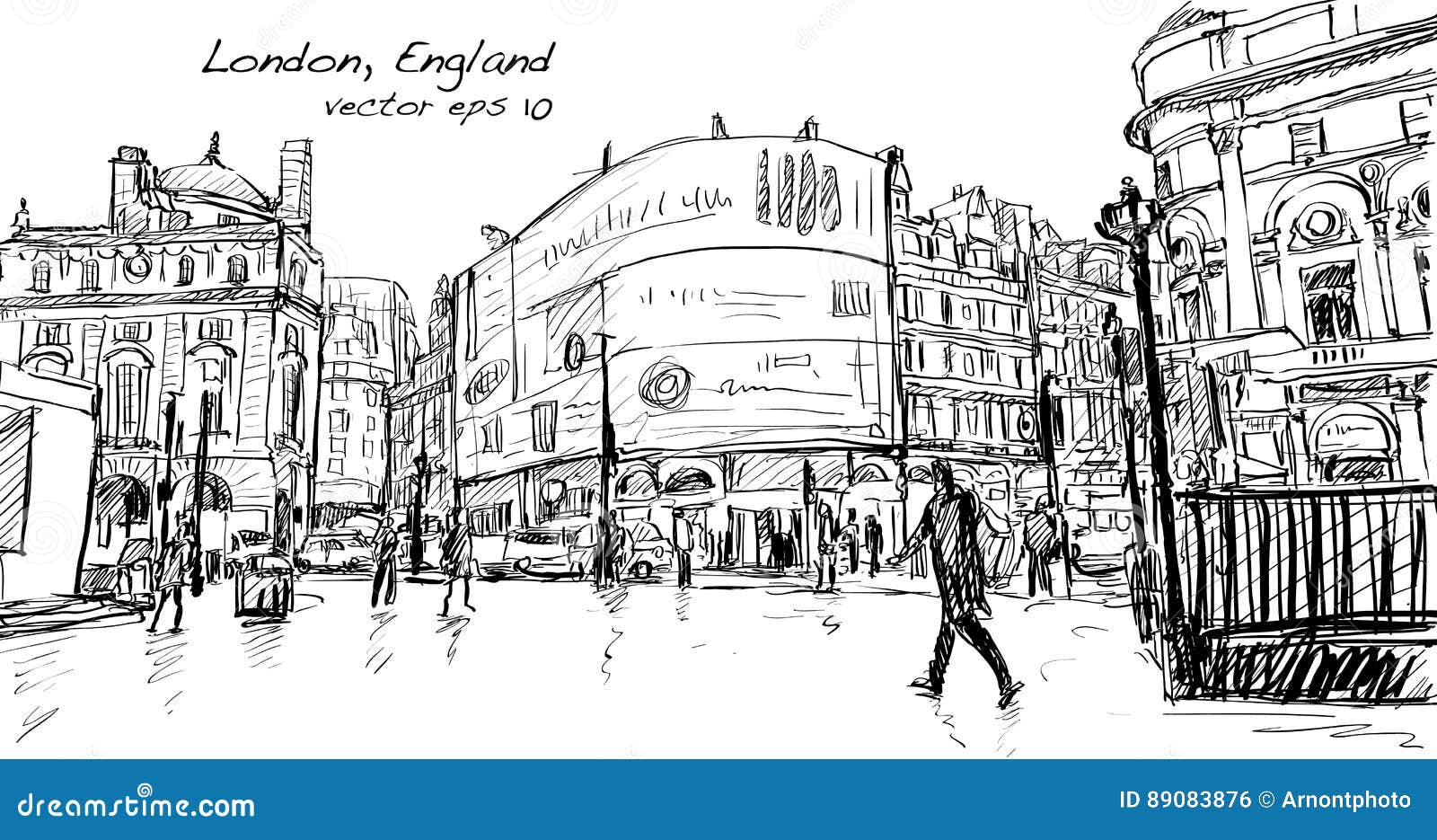 City Of London Sketch Illustration Business Background Royalty Free SVG  Cliparts Vectors And Stock Illustration Image 51513281