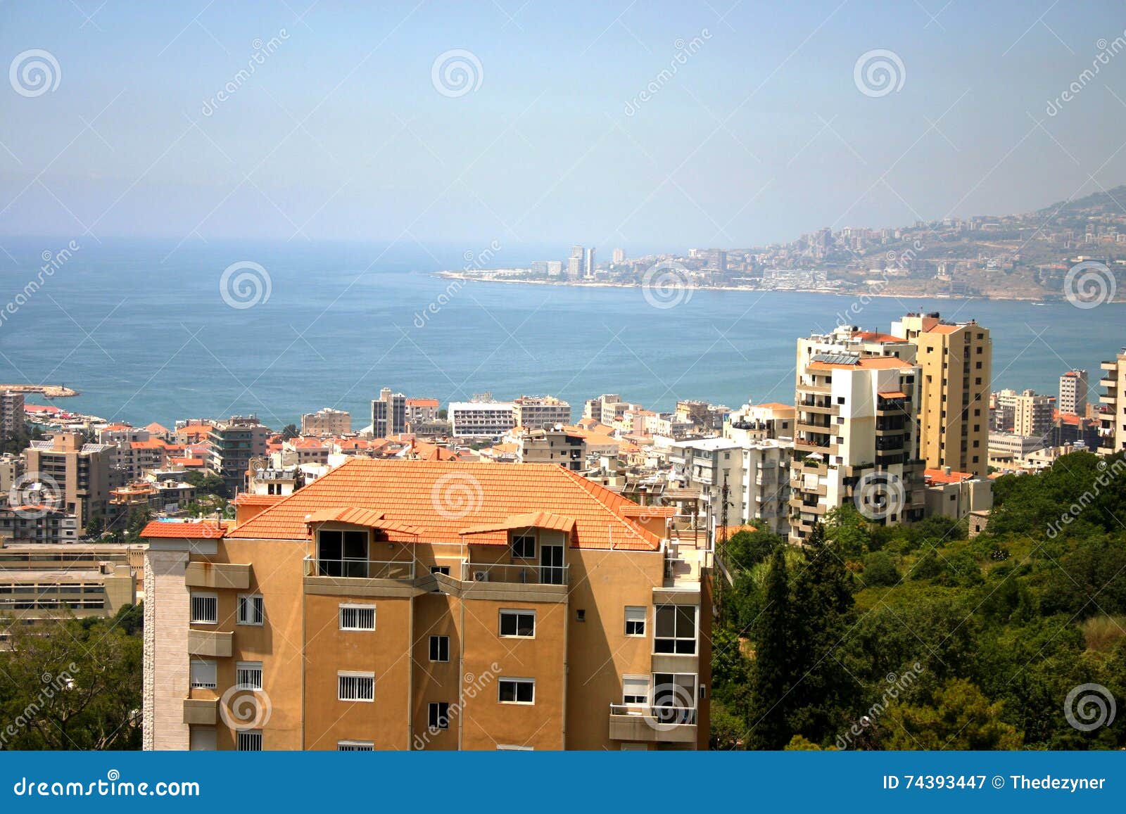 cityscape of jounieh bay