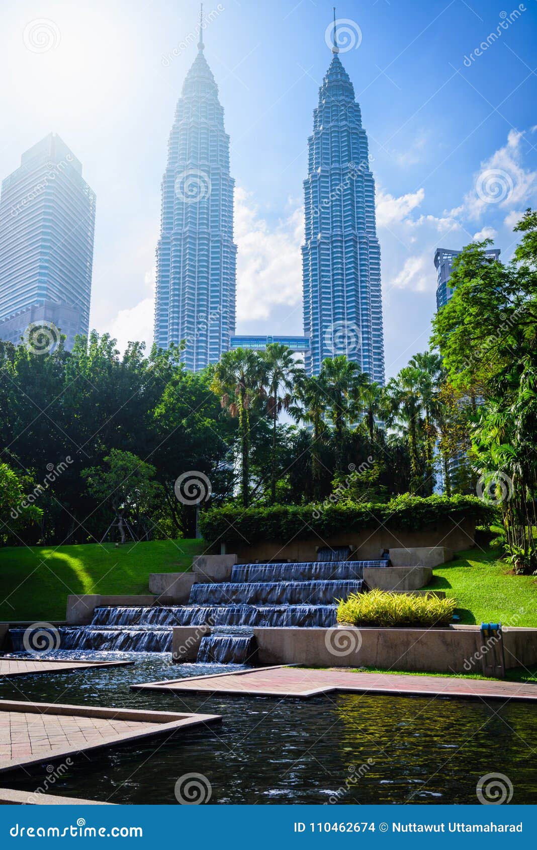 Cityscape Of Kuala Lumpur City Skyline On Blue Sky Stock ...