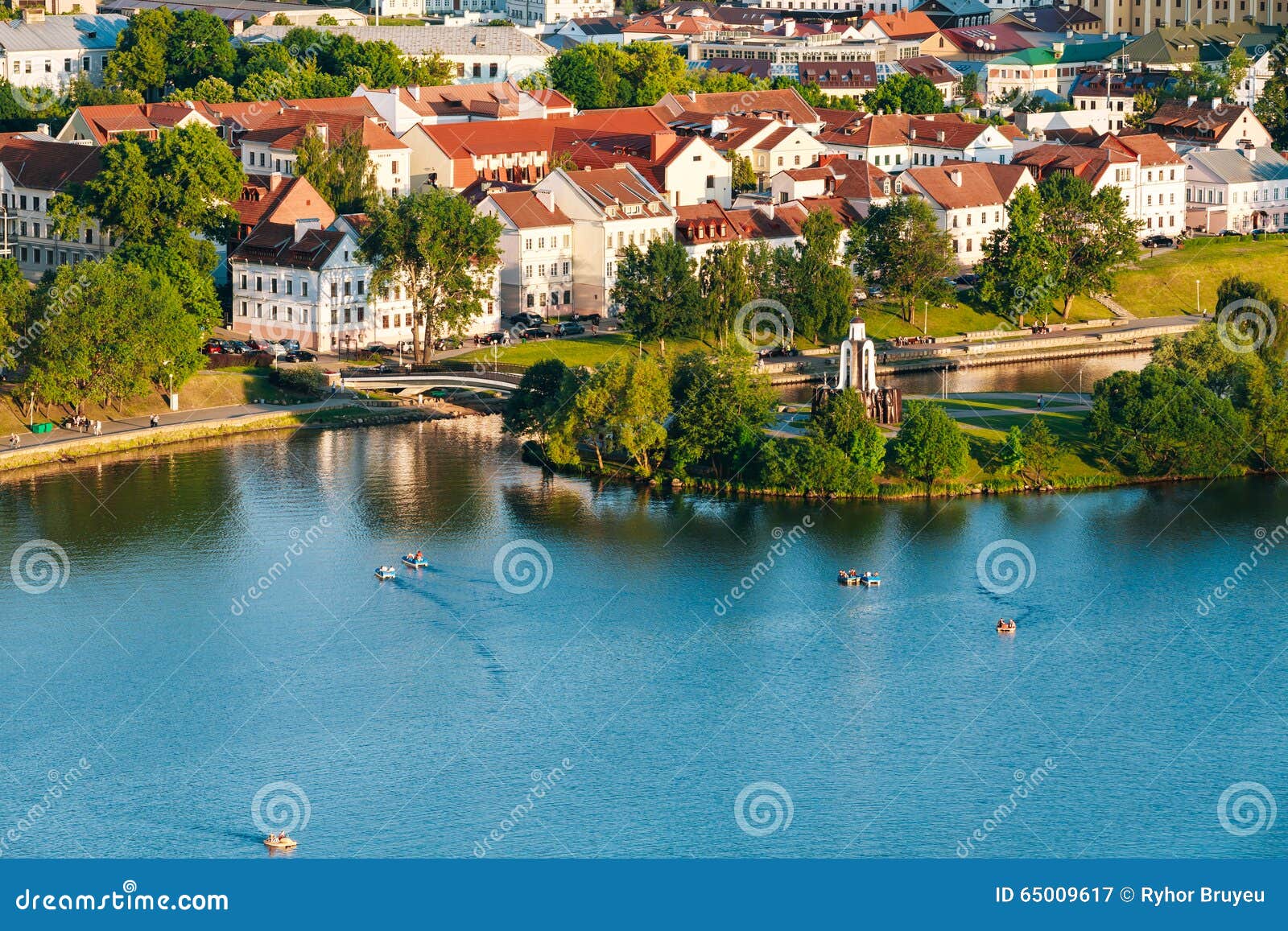 cityscape of minsk, belarus. trojeckaje