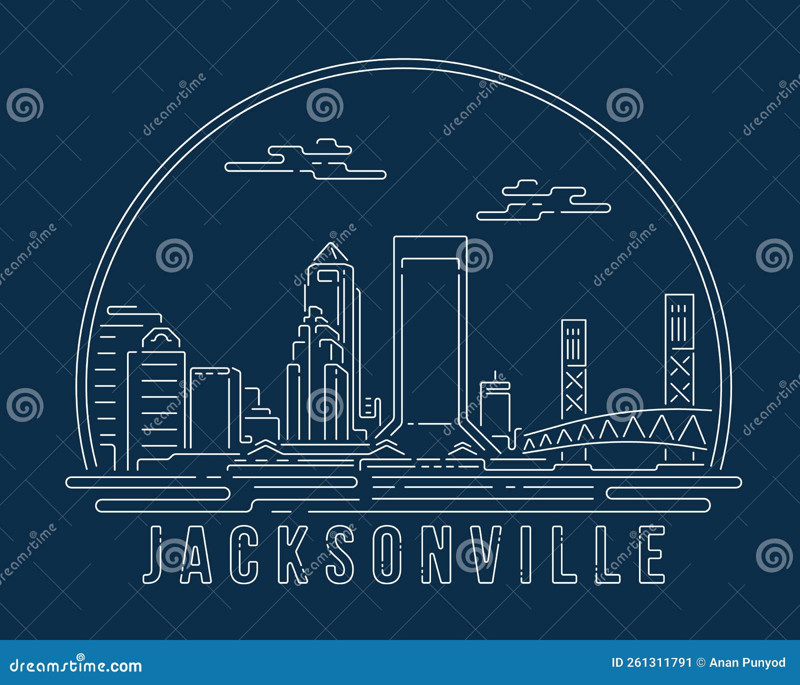 cityscape with white abstract line corner curve modern style on dark blue background, building skyline city  