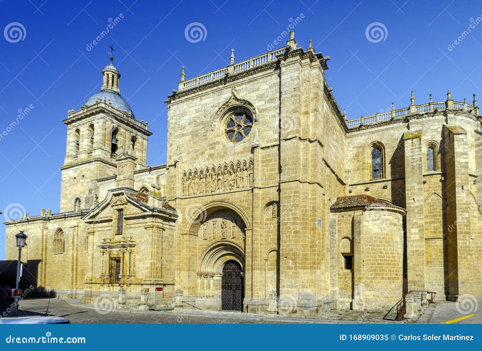 ciudad rodrigo cathedral in spain