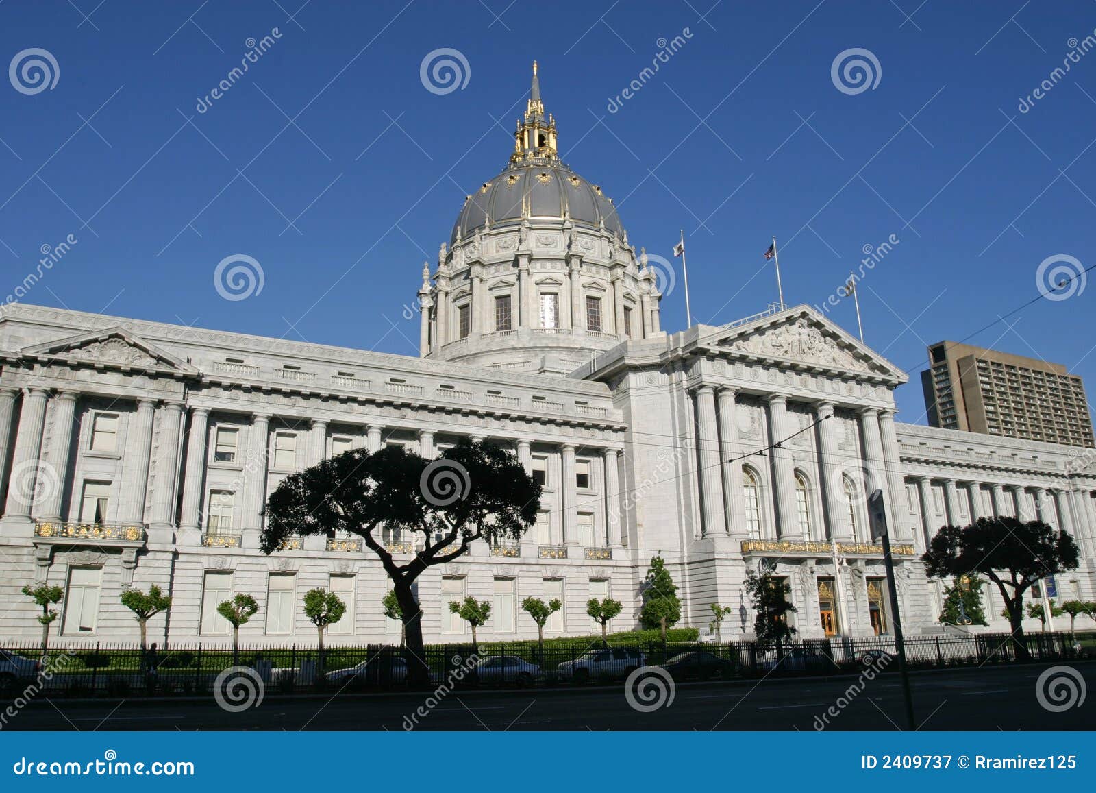 Civic Center stock image. Image of government, city, exterior 2409737