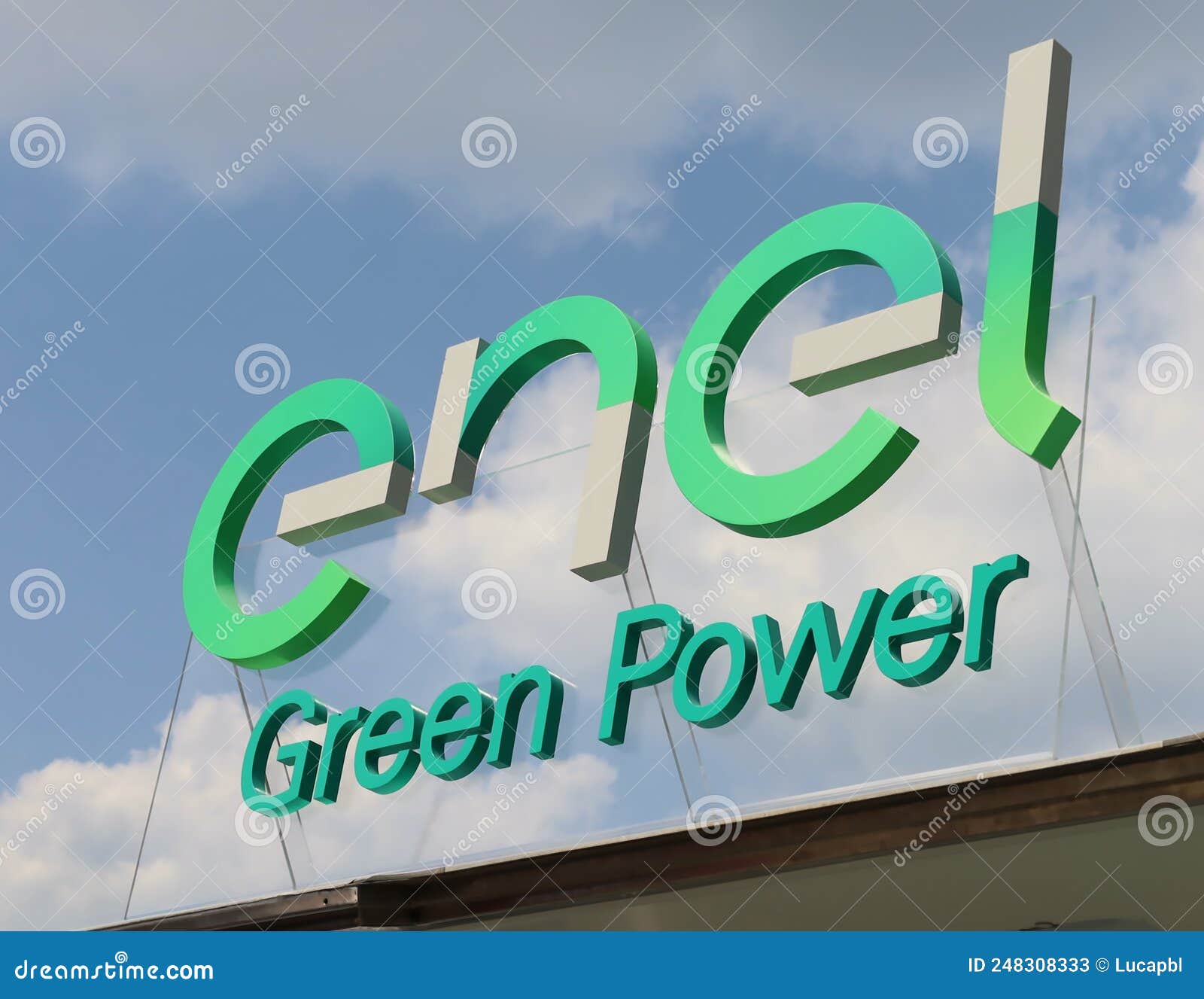 Enel Green Power Logo on a Commercial Stand. it is a Multinational  Renewable Energy Corporation of the Italian Group Enel Editorial Stock  Photo - Image of power, company: 248308333