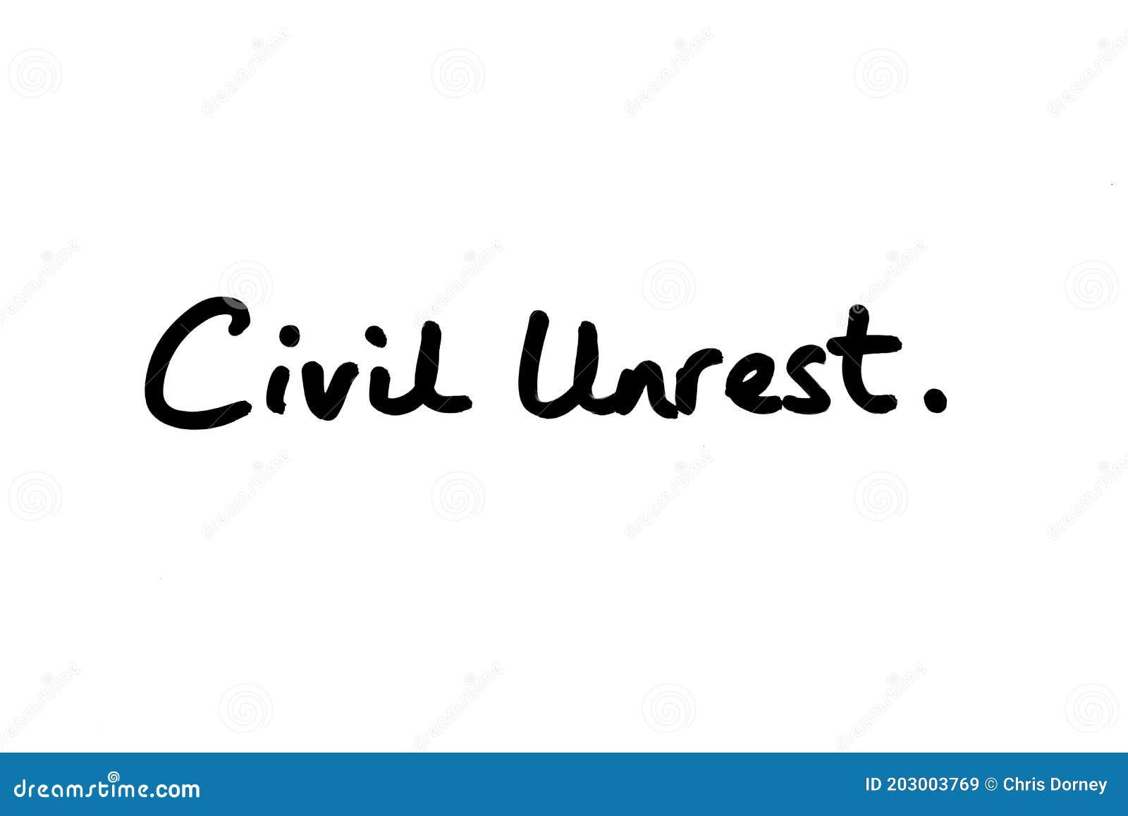 civil unrest