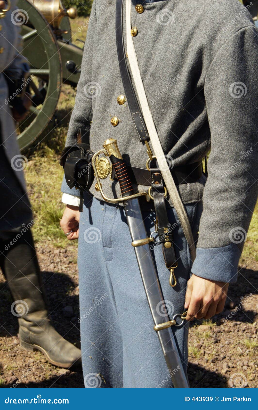 Civil War Uniform 1 stock image. Image of boys, knives 443939