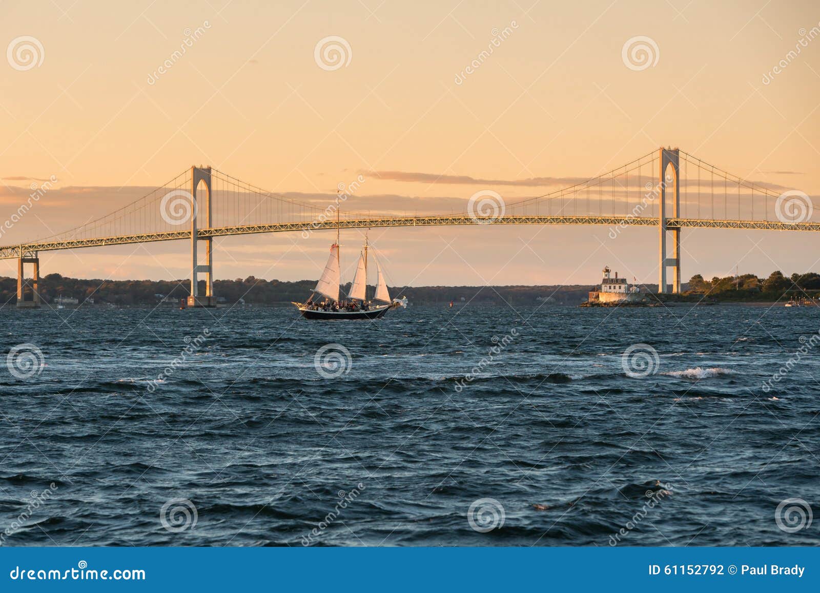 claiborne pell bridge in newport, rhode island.