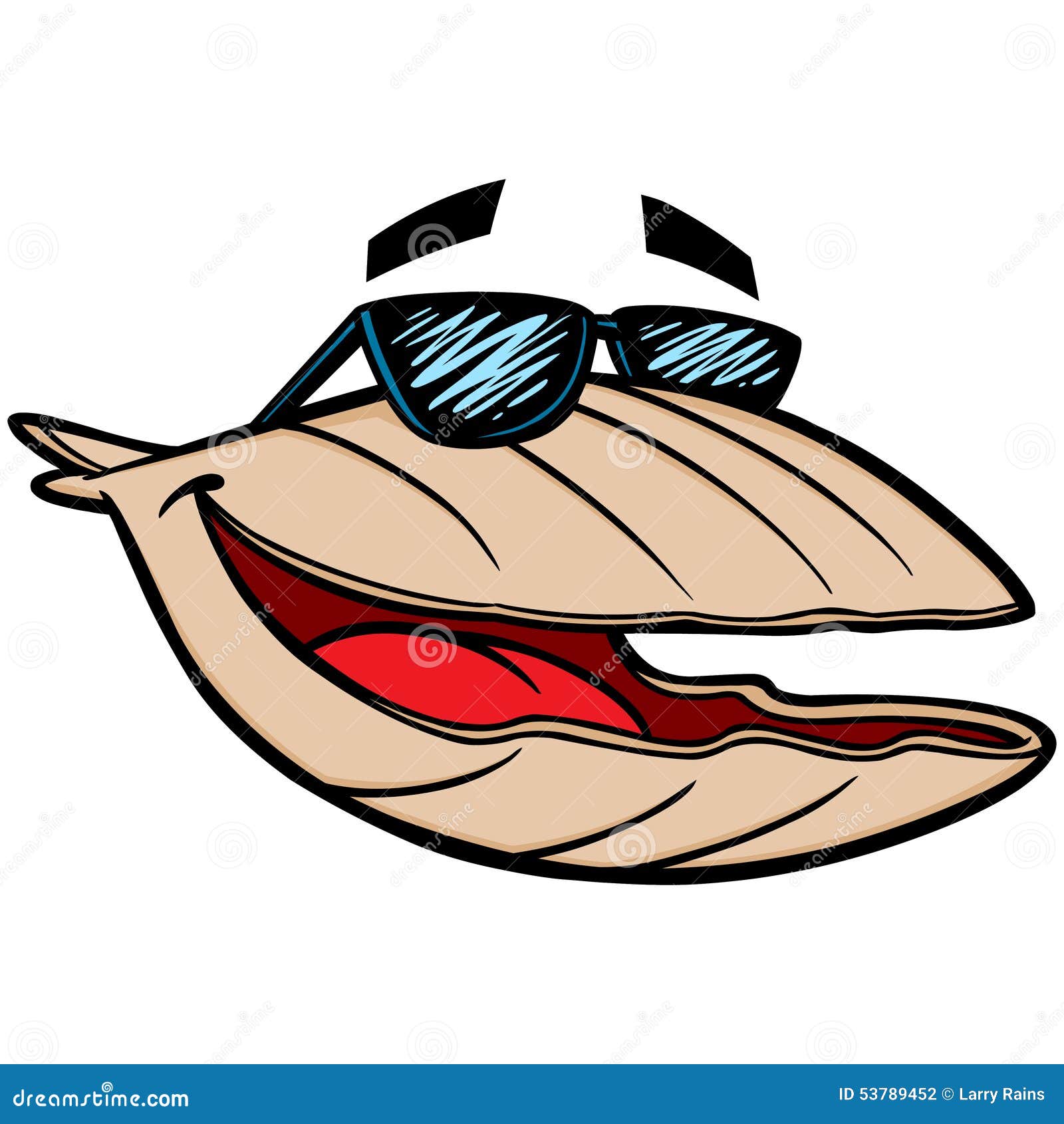Royalty Free Clipart Image of a Fish in Glasses #443513