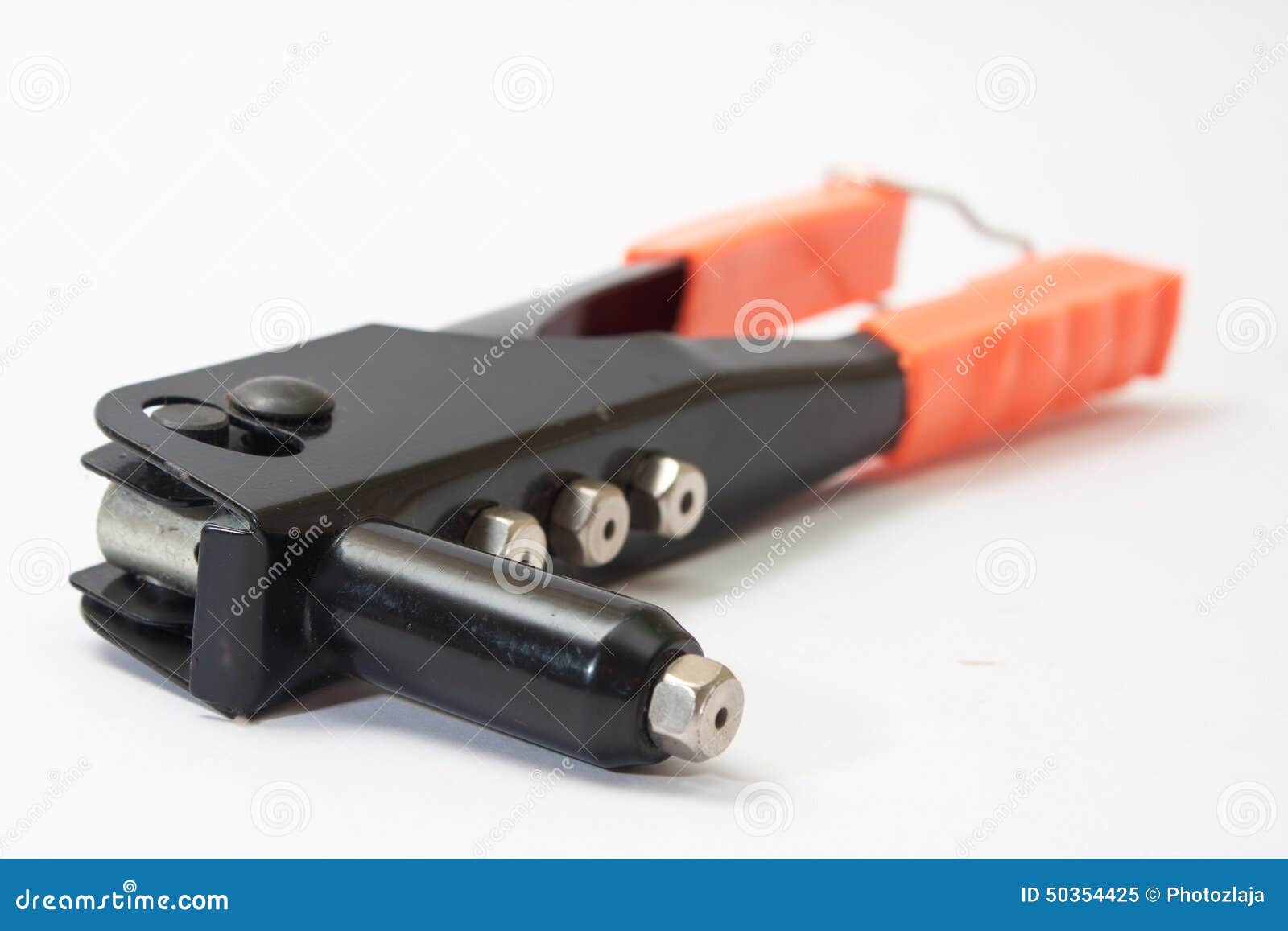 Clamp for metal rivets stock image. Image of industrial - 50354425