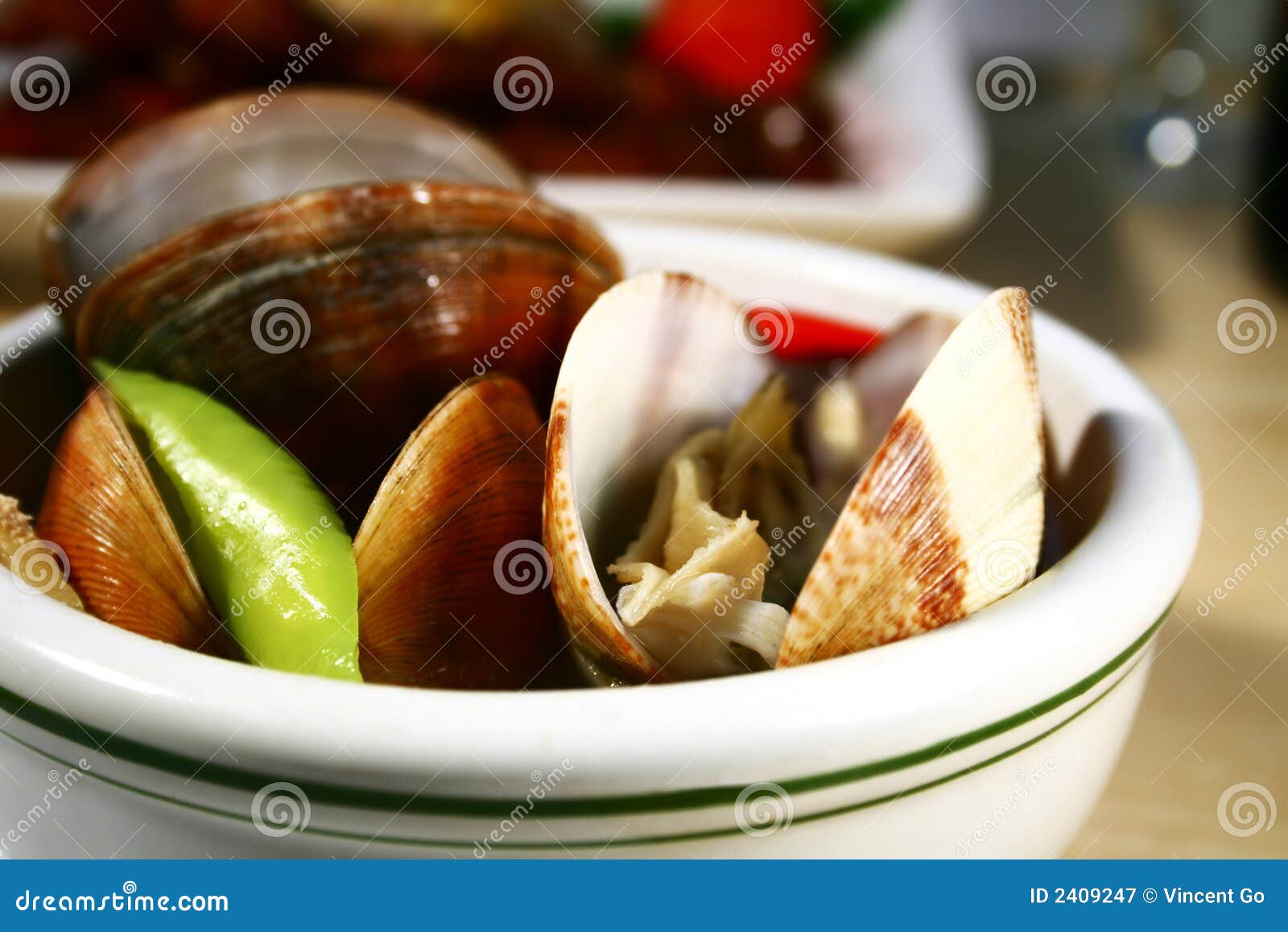 Clams stock image. Image of chili, meal, cuisine, shell 2409247