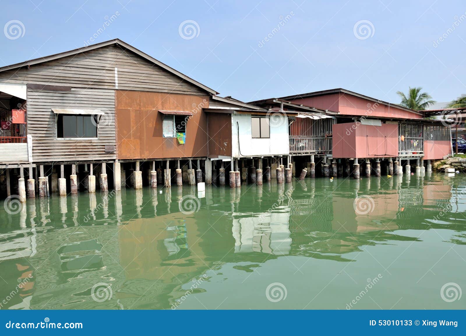 Clan Jetties of Penang editorial stock photo. Image of ...