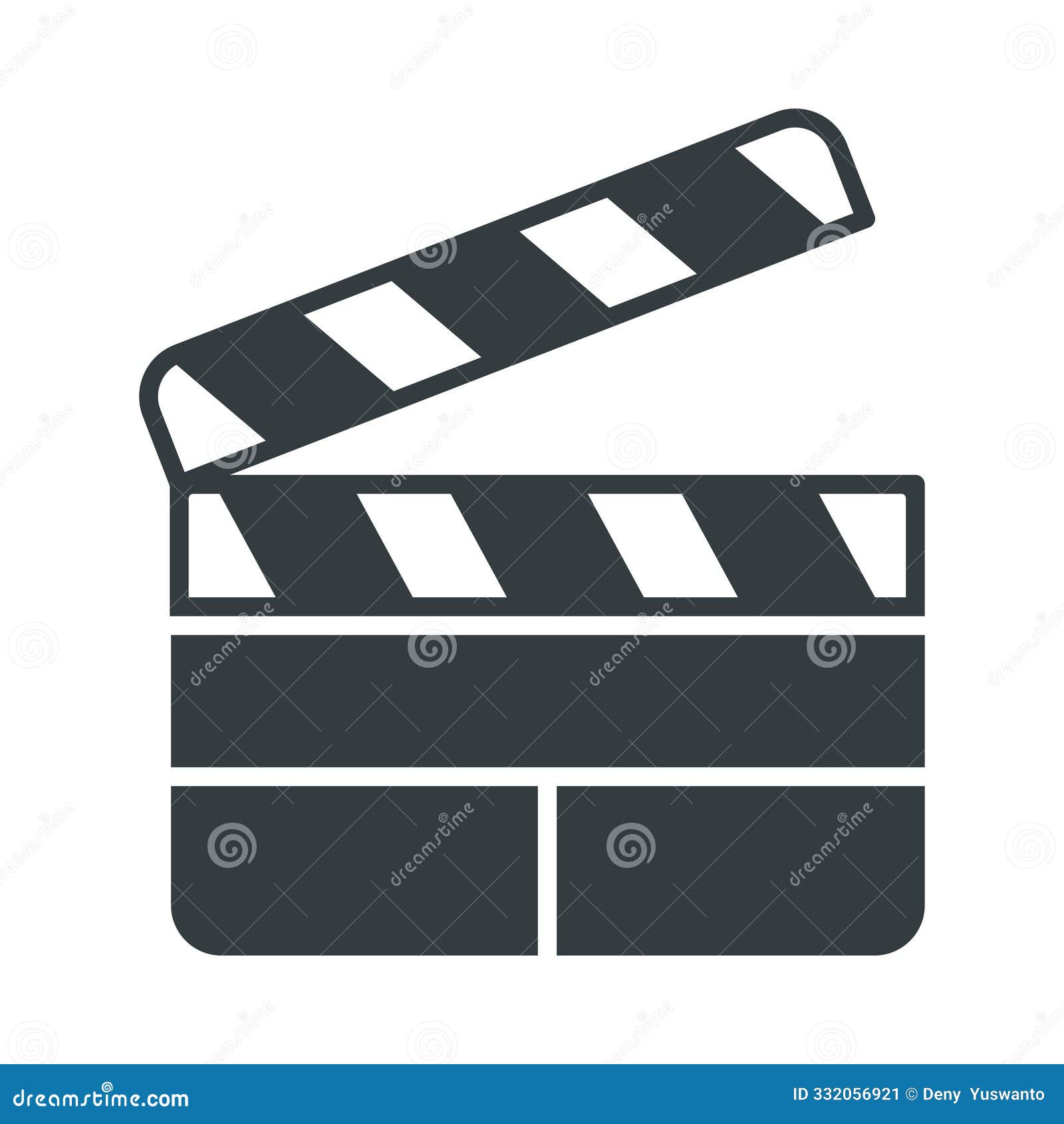 clapper board icon   template