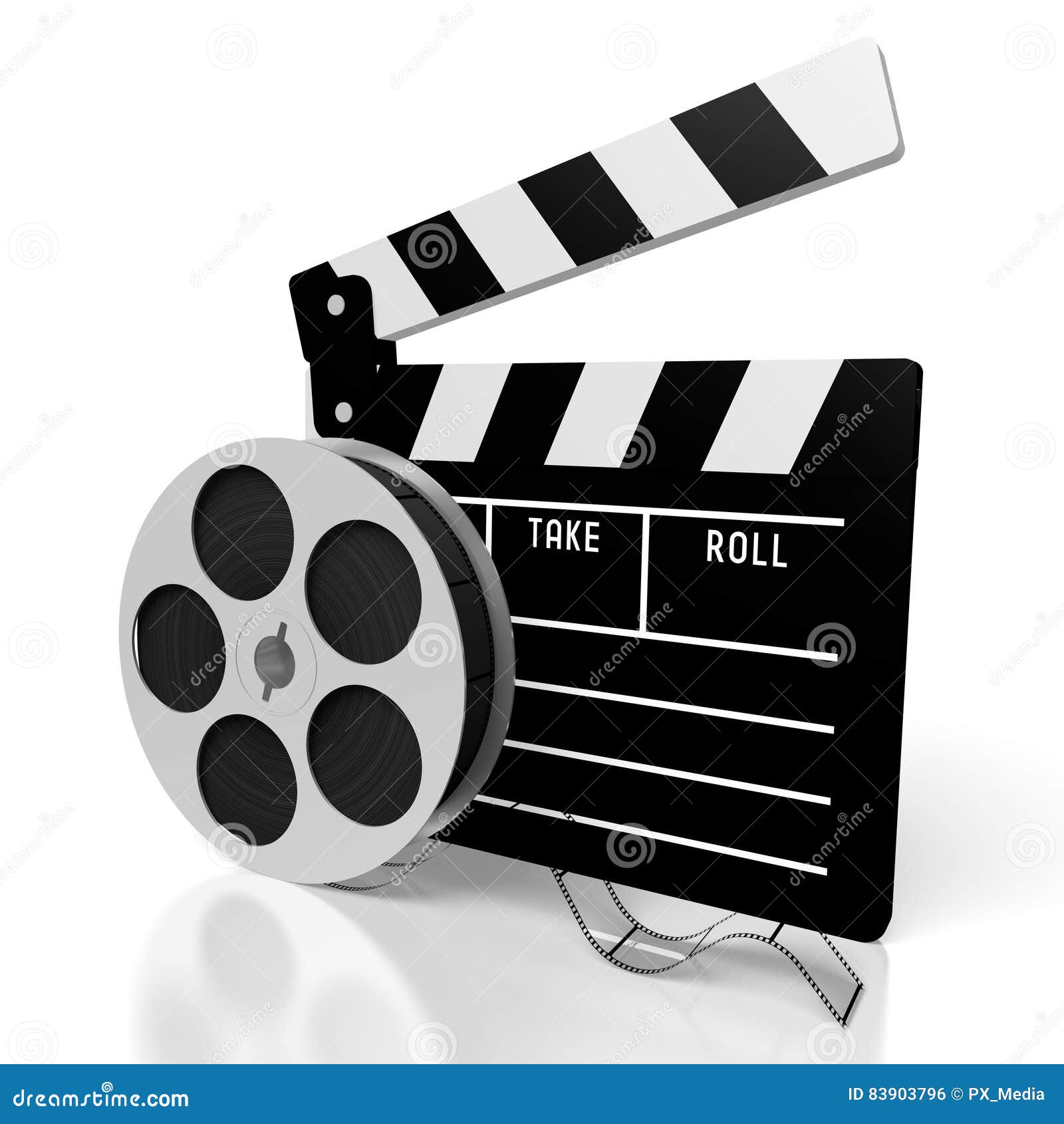 clapperboard, movies concept