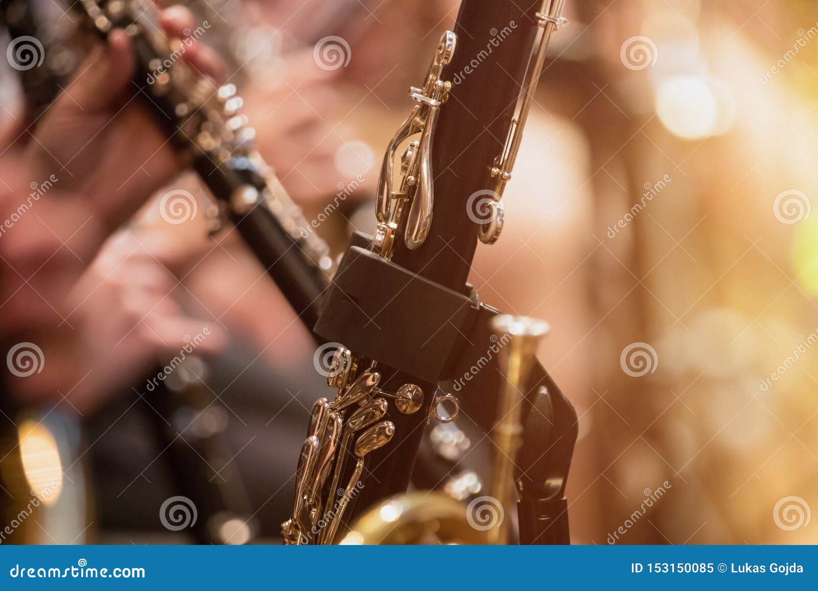 Clarinet During A Classical Concert Music Stock Image Image Of Equipment Expertise 153150085