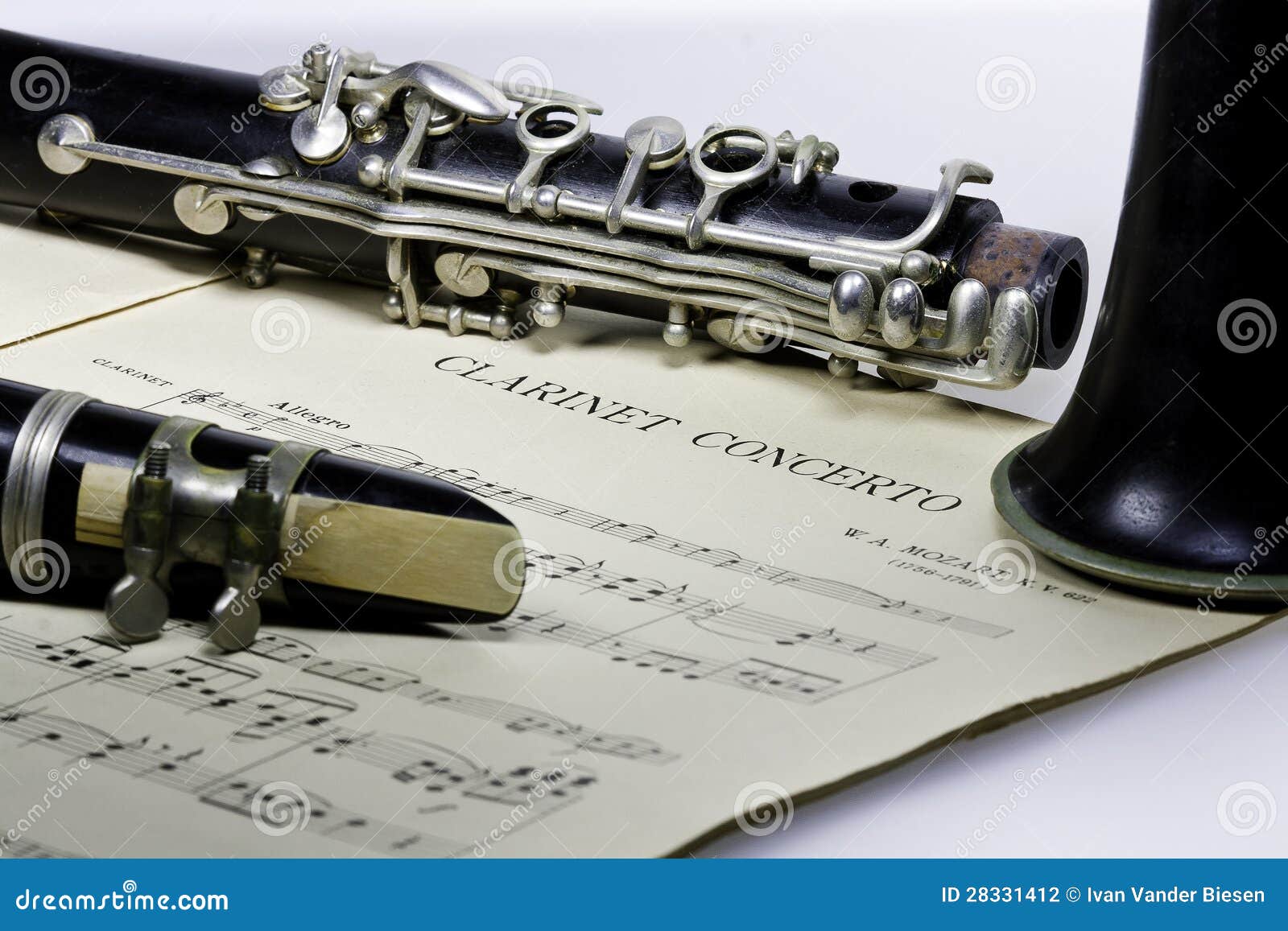 clarinet concerto mozart bes clarinet