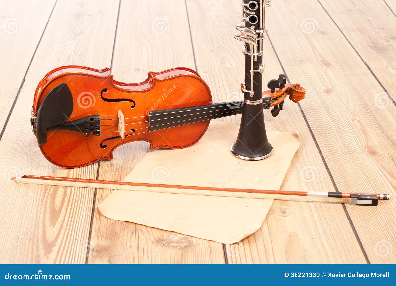 and violin stock photo. Image of blank, style 38221330