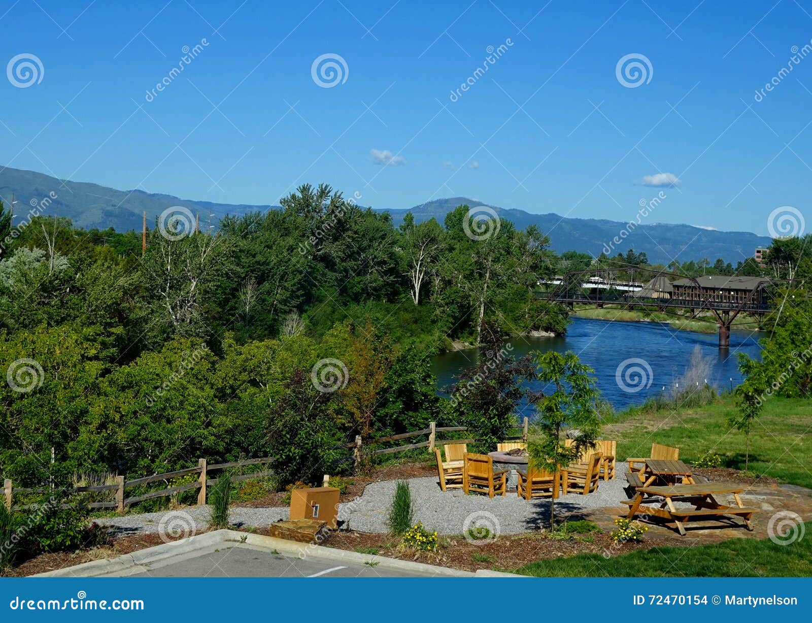 Clark Fork River Missoula, Montana Stock Photo Image of flora