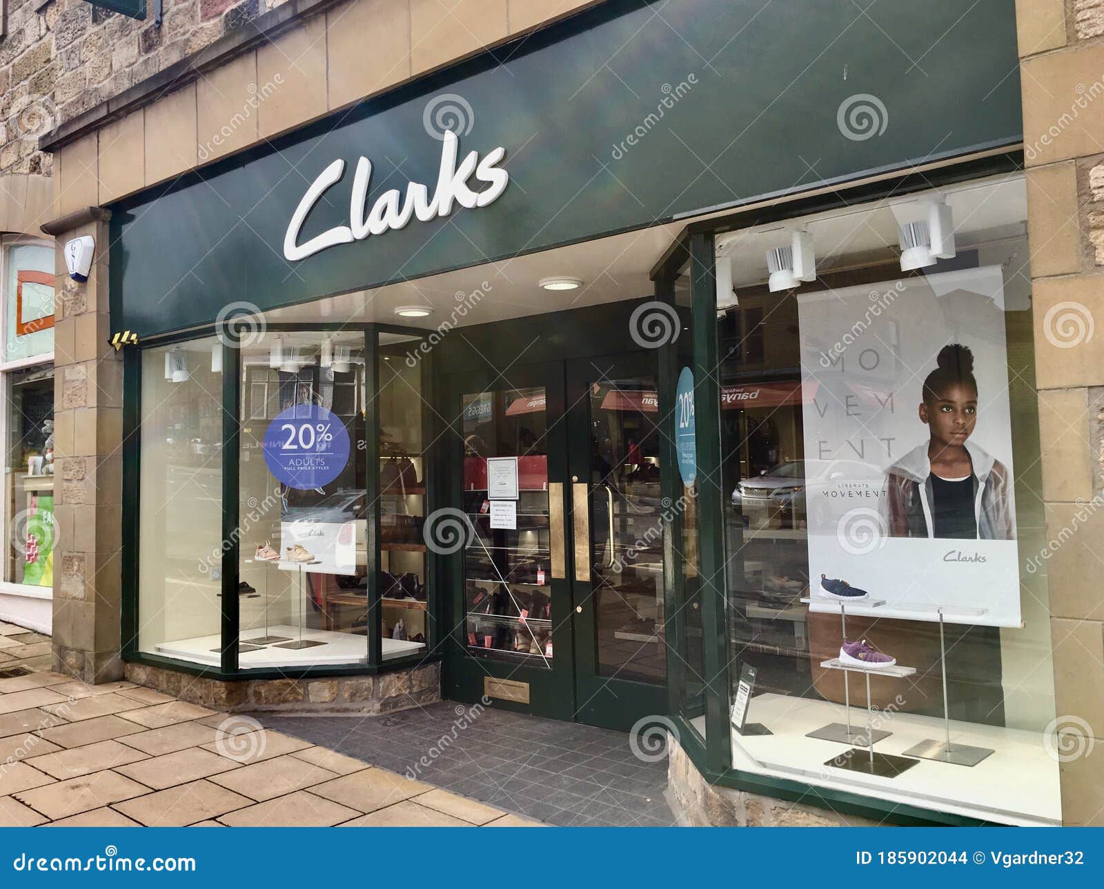 Clarks Shoe Shop in Yorkshire, United Kingdom Editorial Stock Image - Image shop, business: 185902044