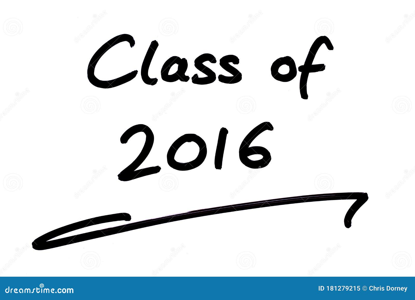 Class of 2016 stock illustration. Illustration of graduated - 181279215