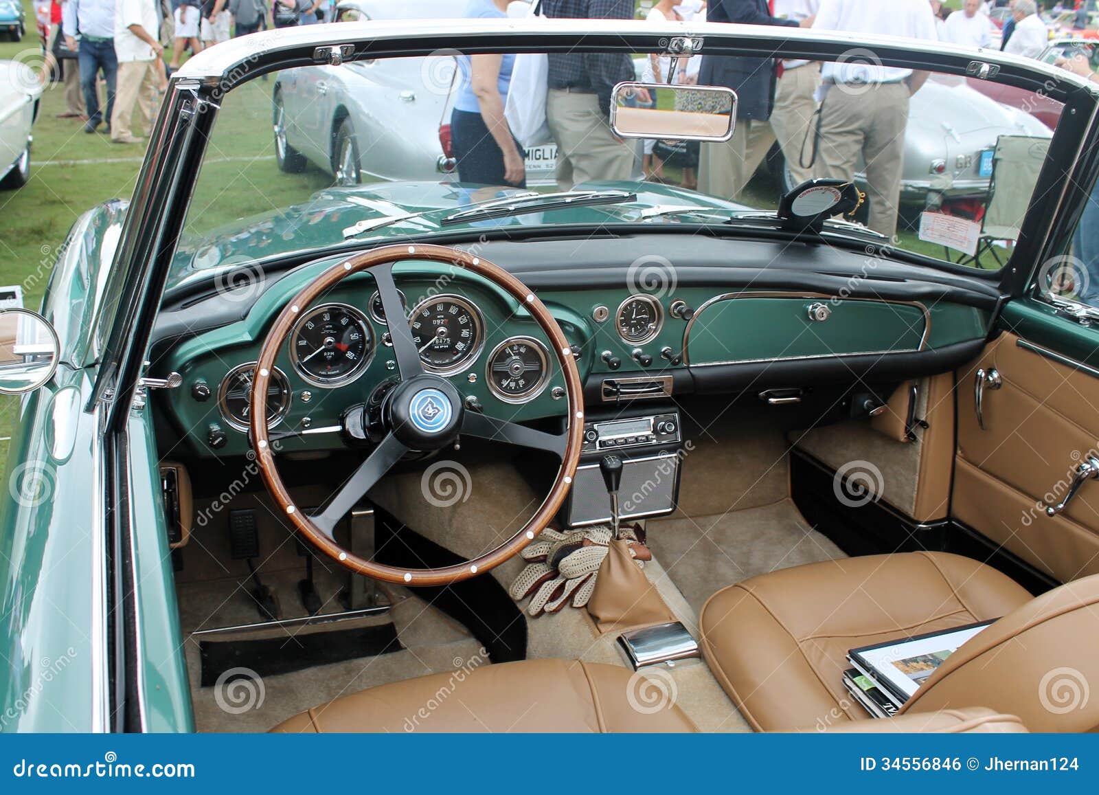 Classic Aston Martin Interior Editorial Photo Image Of
