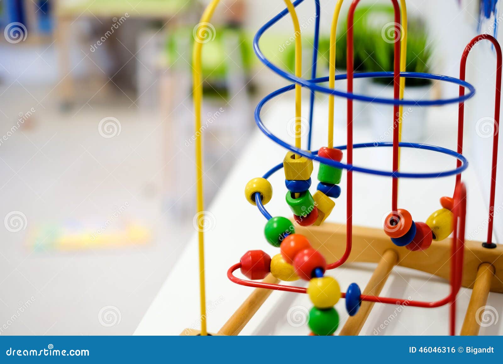 Classic bead maze stock photo. Image of playing, traditional 46046316
