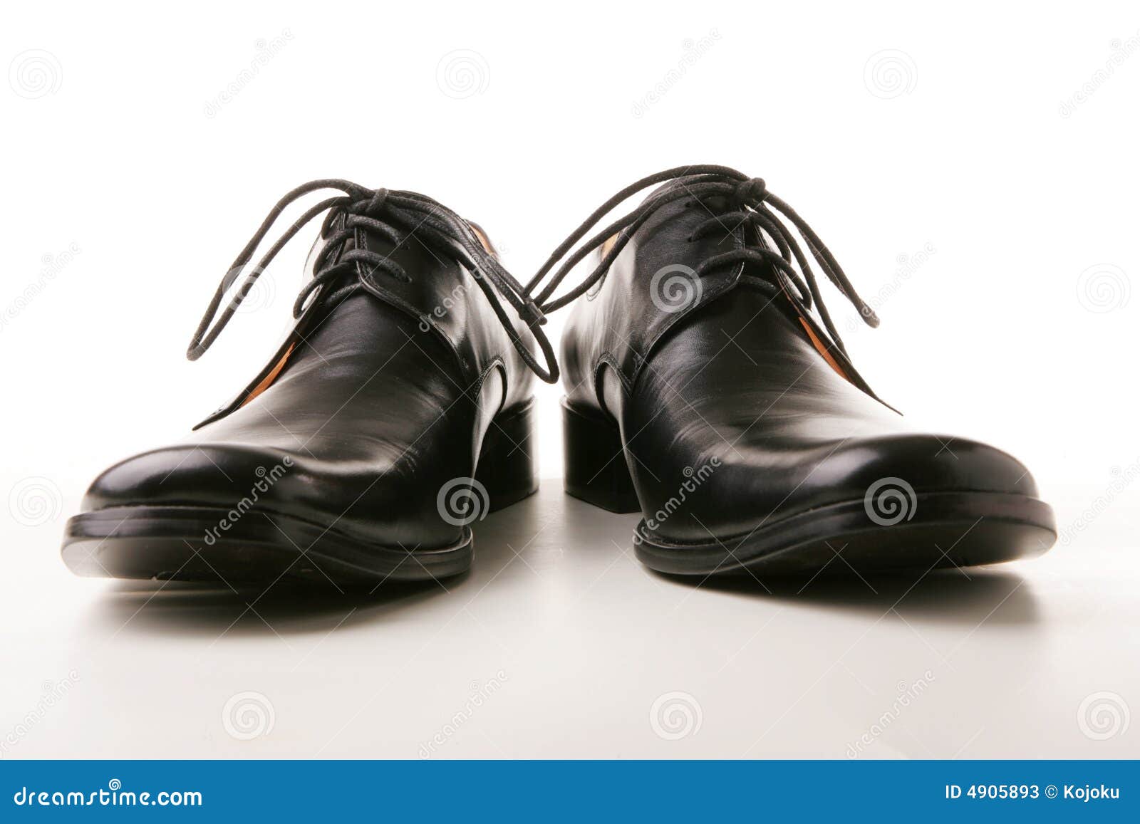 Classic black shoes stock image. Image of leather, heel - 4905893