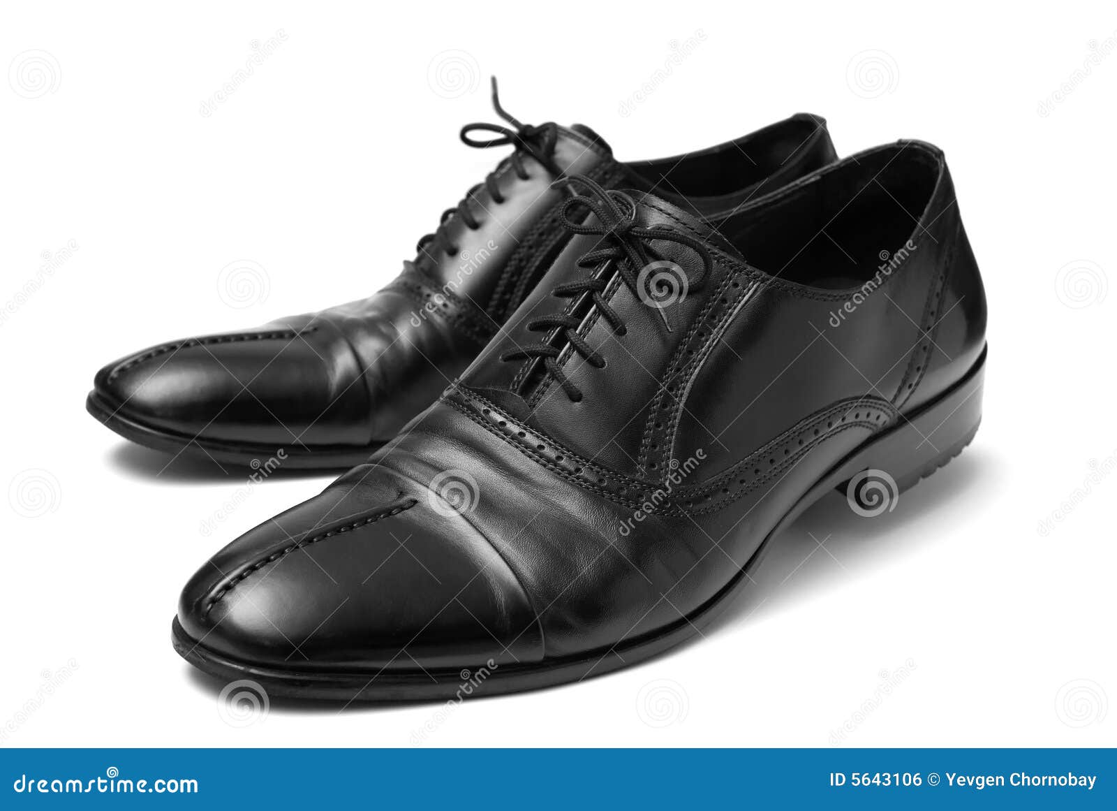 Classic black shoes stock photo. Image of suit, isolated - 5643106