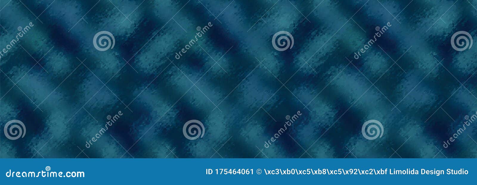 Classic blue camo seamless pattern. Variegated dyed tri blend