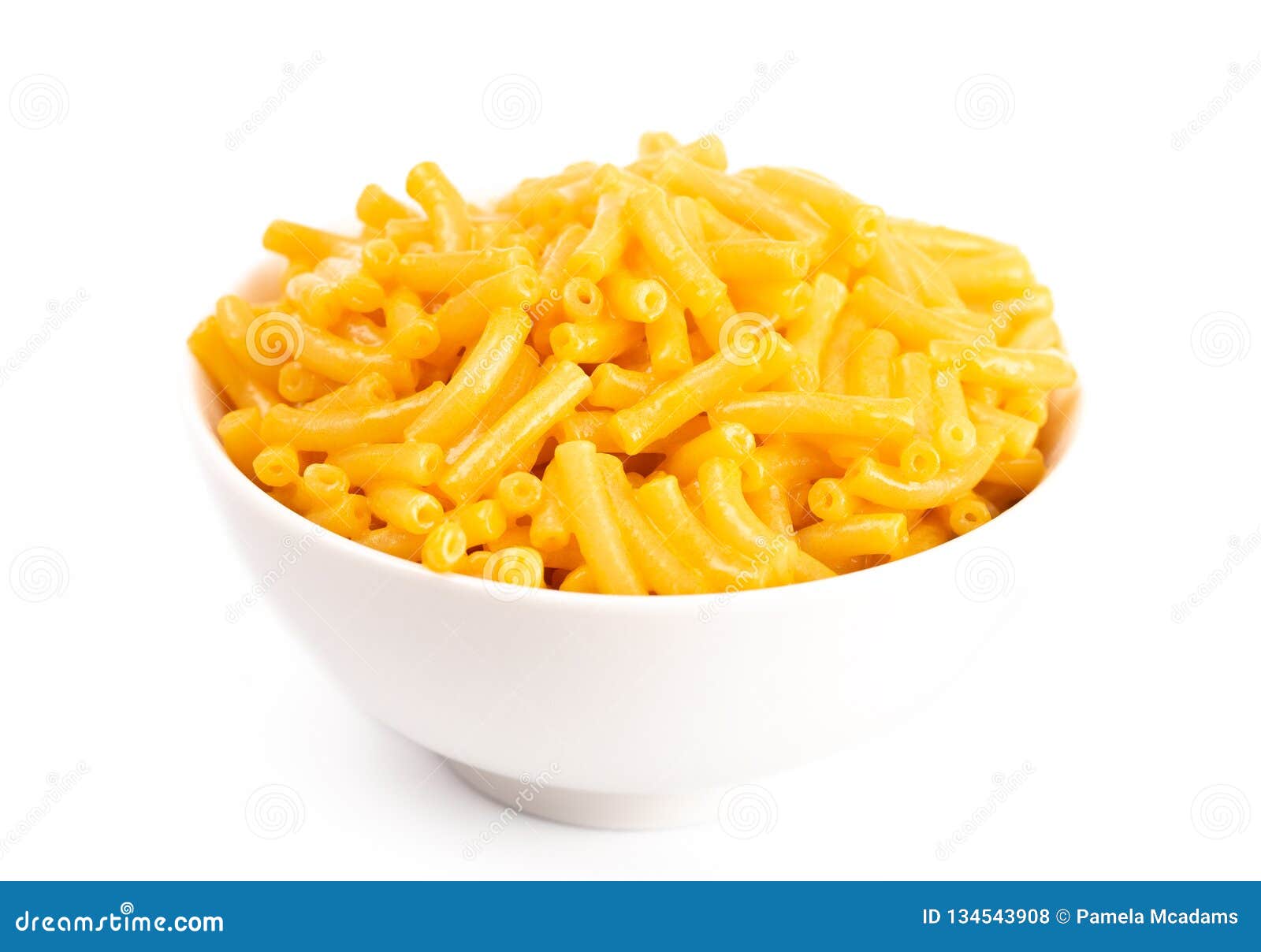 classic boxed mac and cheese in a bowl