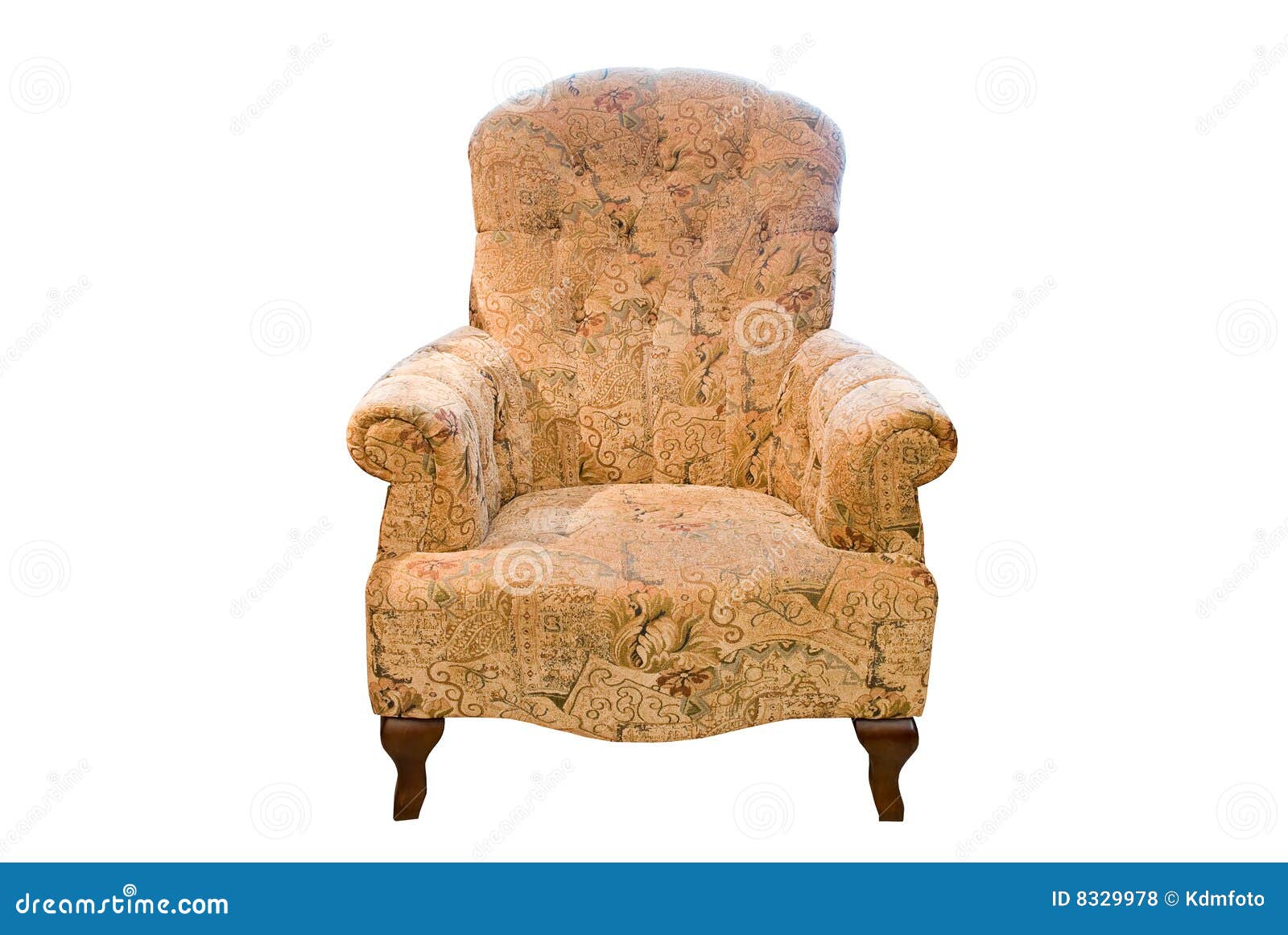 Classic brown armchair stock photo. Image of design, brown 8329978