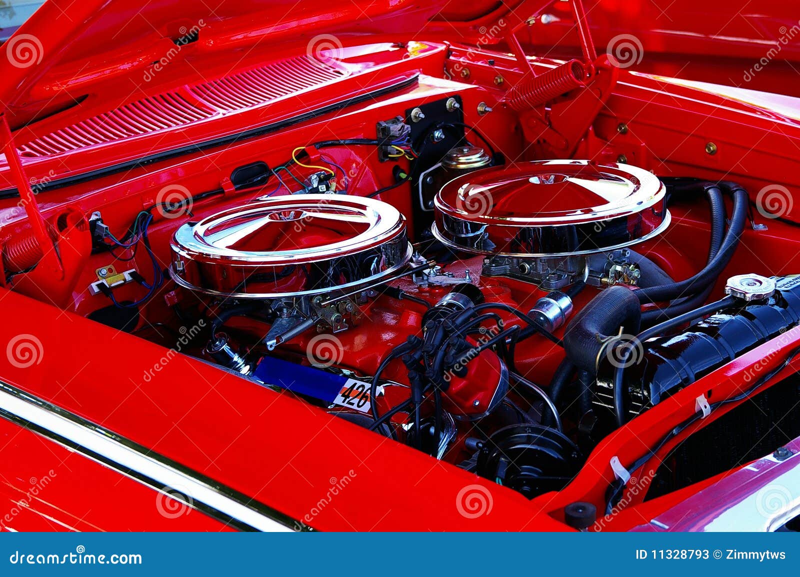 Classic car engine stock image. Image of motor, speed 11328793