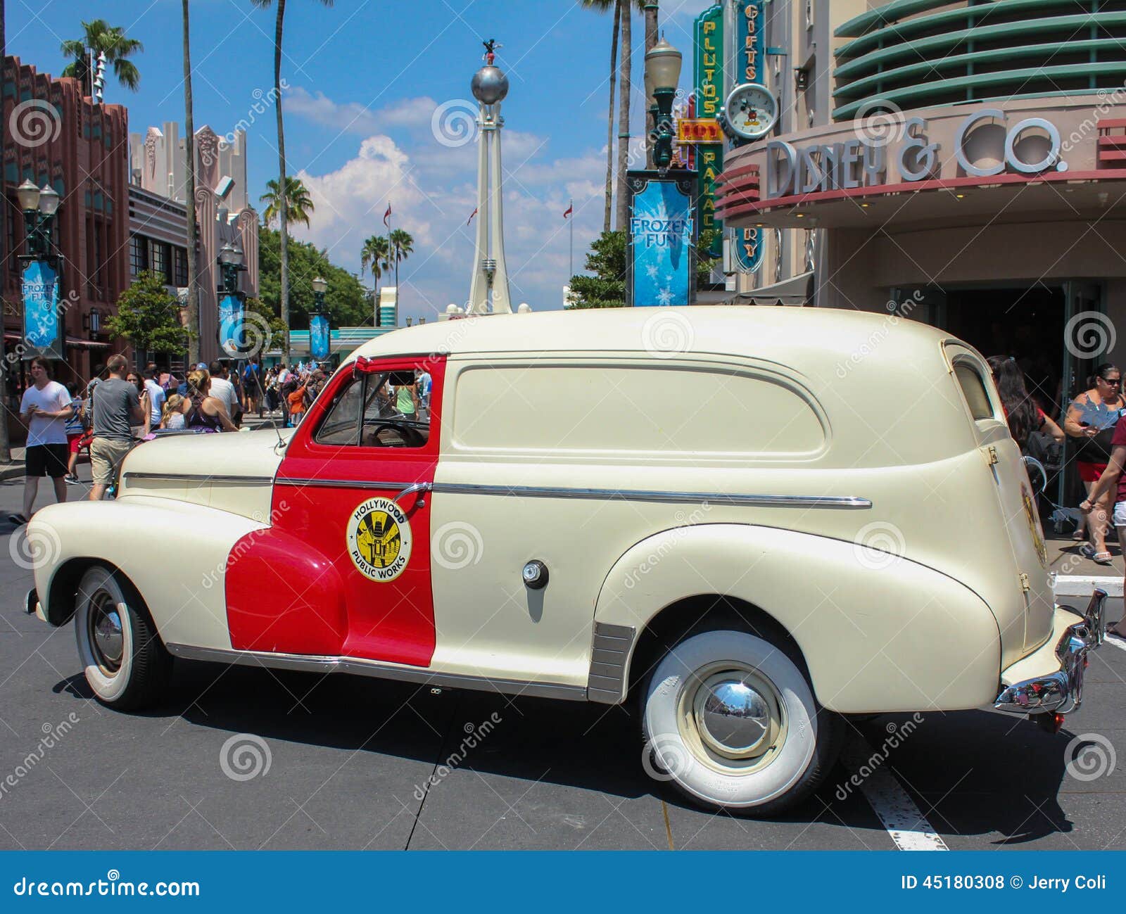 Classic Car at Hollywood Studios Editorial Stock Photo Image of