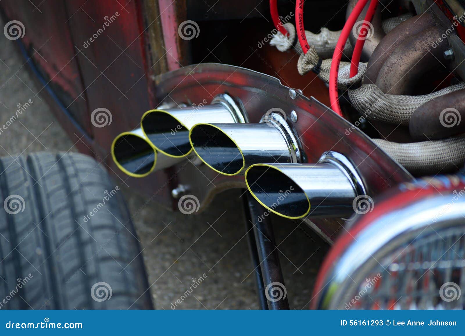 Classic Car Hot Rod Exhaust Pipes