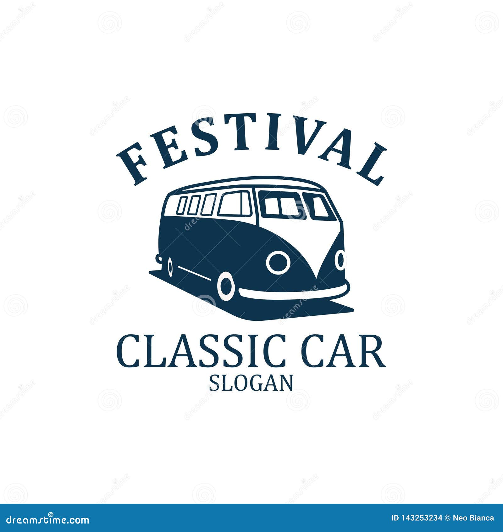 classic car shilouette service and repair logo 