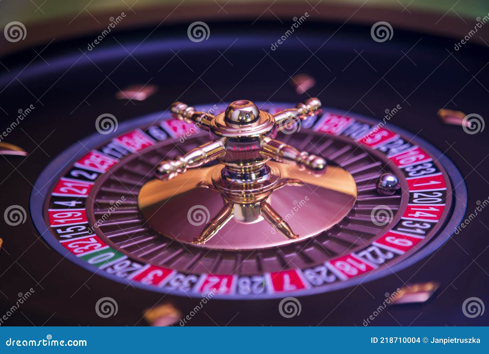 Classic Casino Roulette Wheel Stock Photo Image of money, recreation 218710004