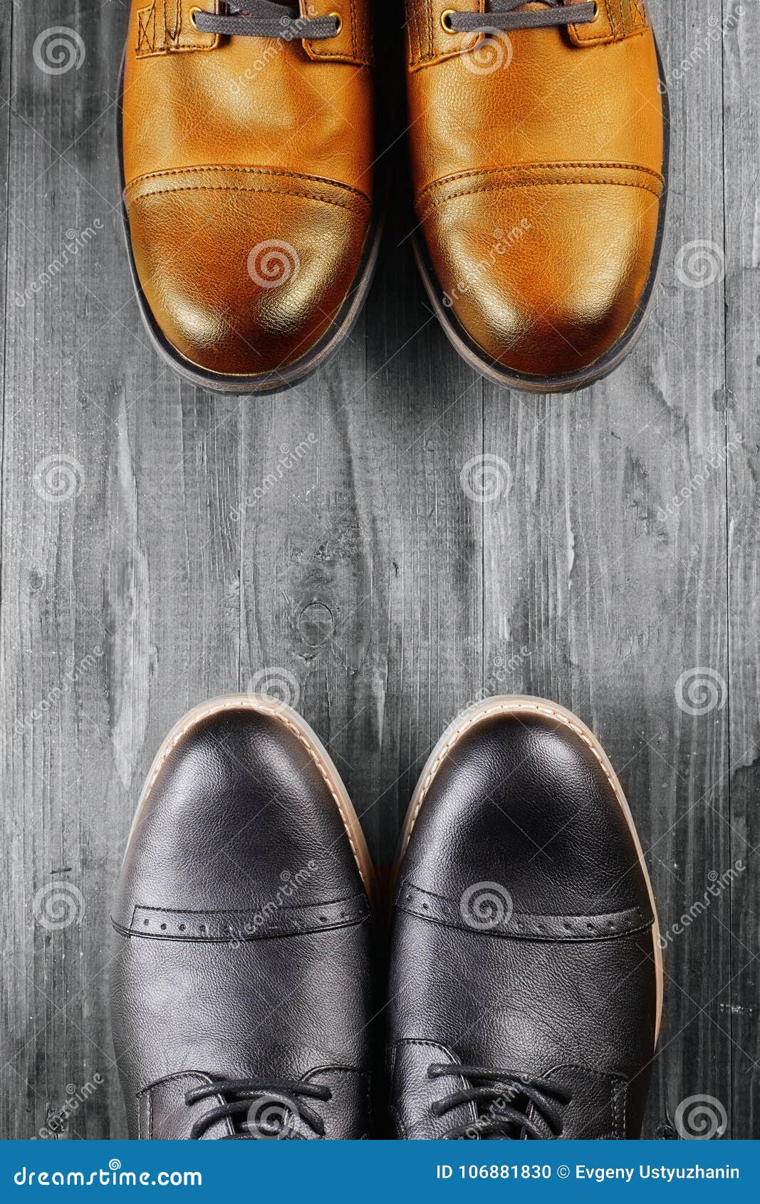 Classic and Casual Pair of Men`s Shoes Stock Photo - Image of accessory ...