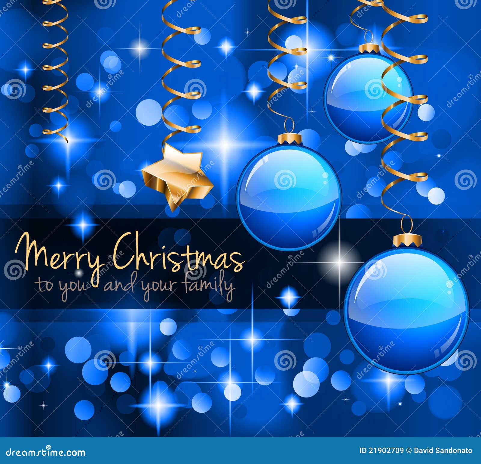 Classic Christmas Greetings Background Stock Vector 