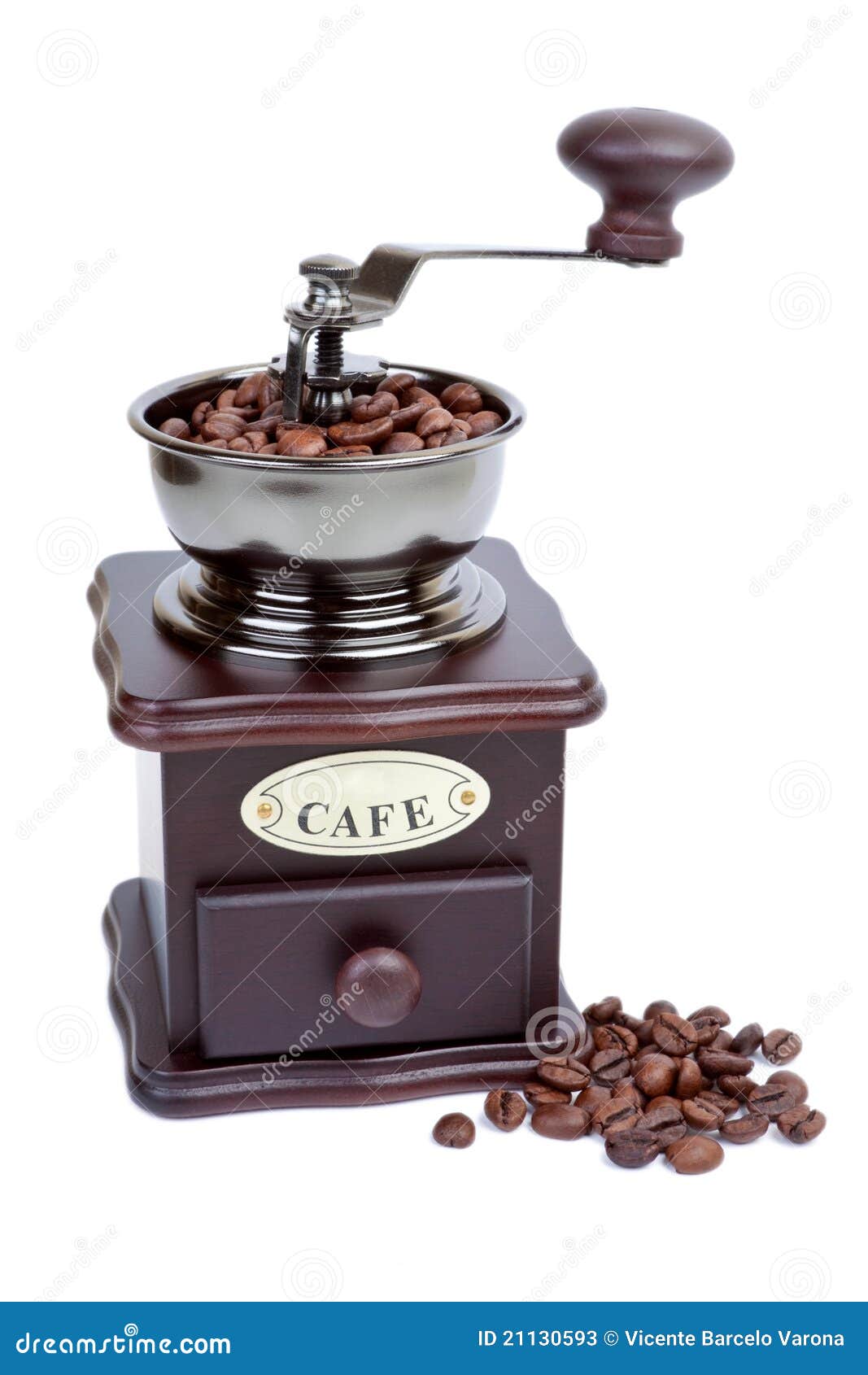 Classic coffee grinder stock image. Image of grind, coffee 21130593