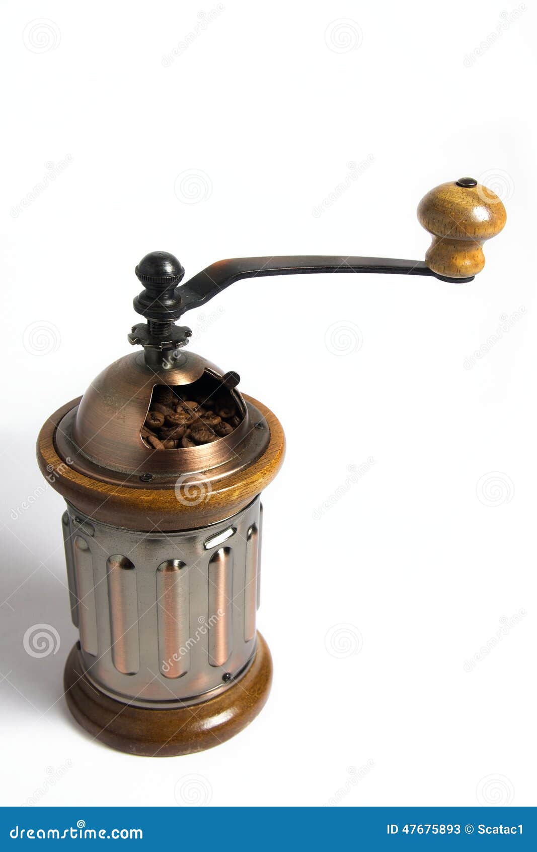 Classic coffee grinder stock image. Image of traditional 47675893